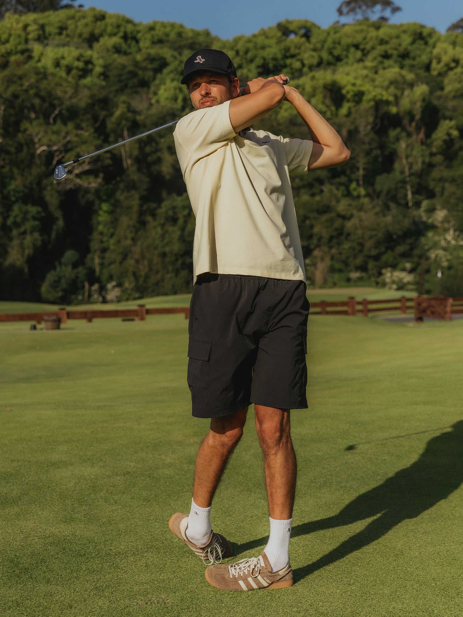 Pitch Cargo Short Black