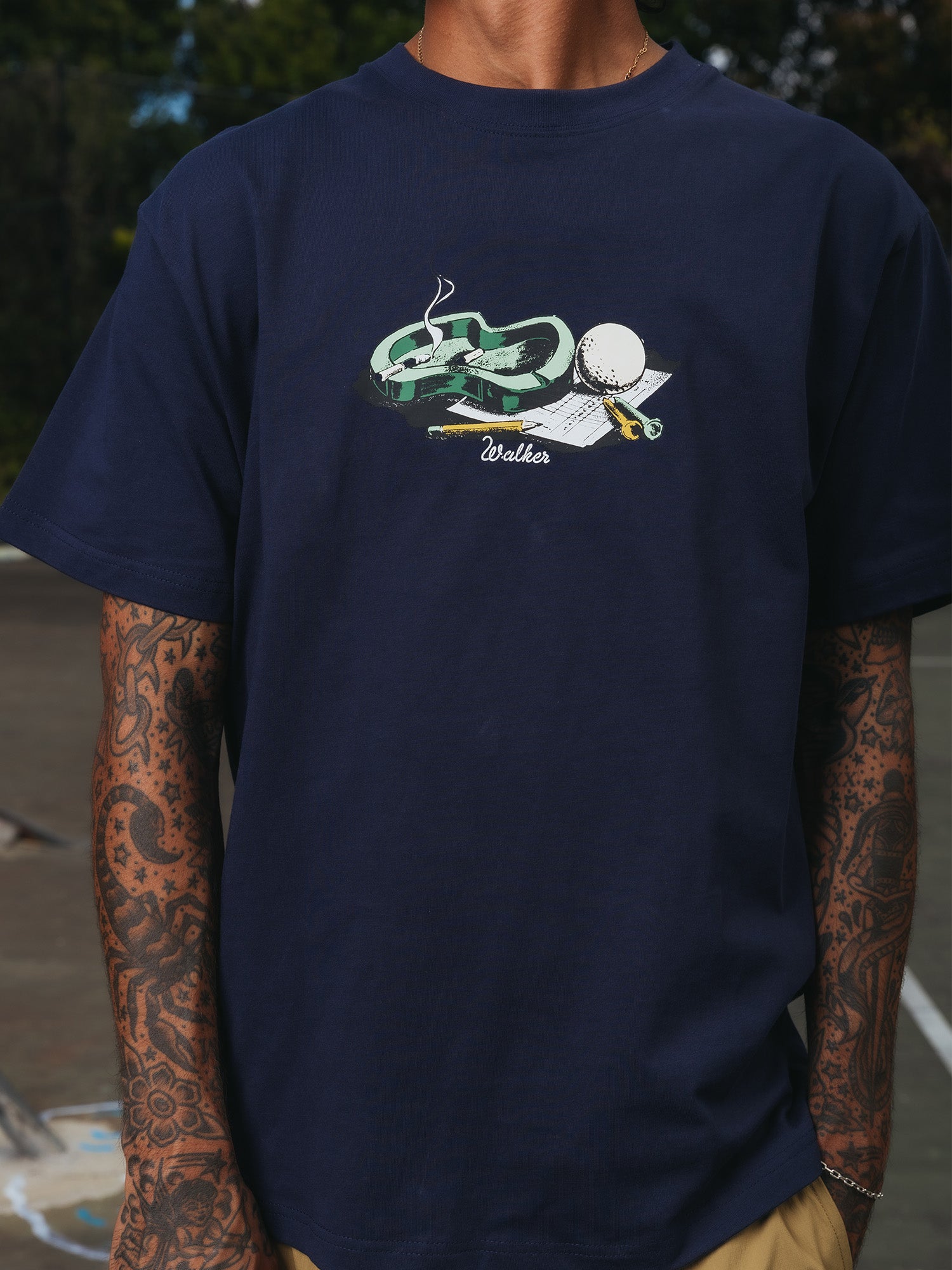 Scorecard T-Shirt Navy