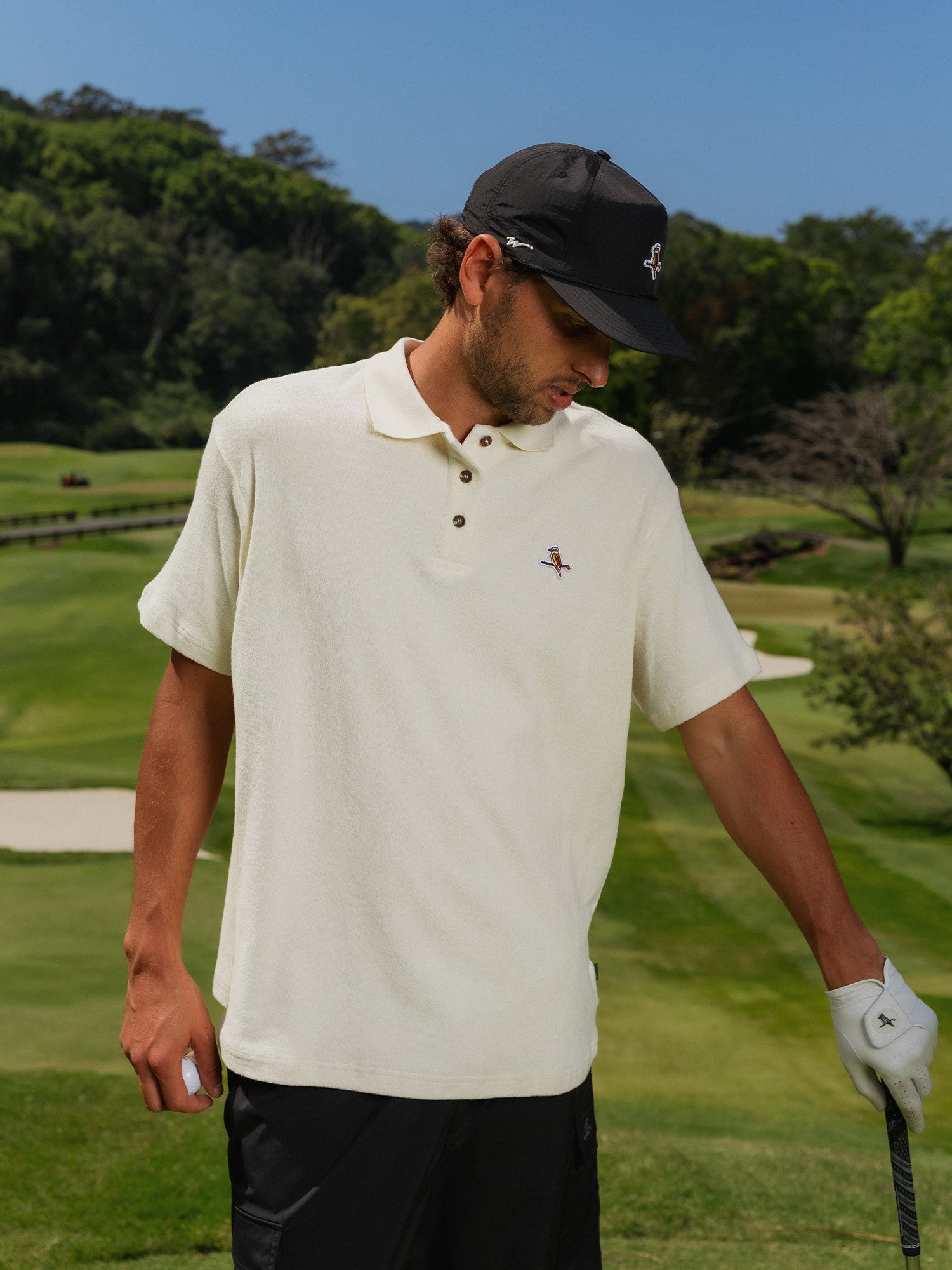 Kooka Terry Polo Cream