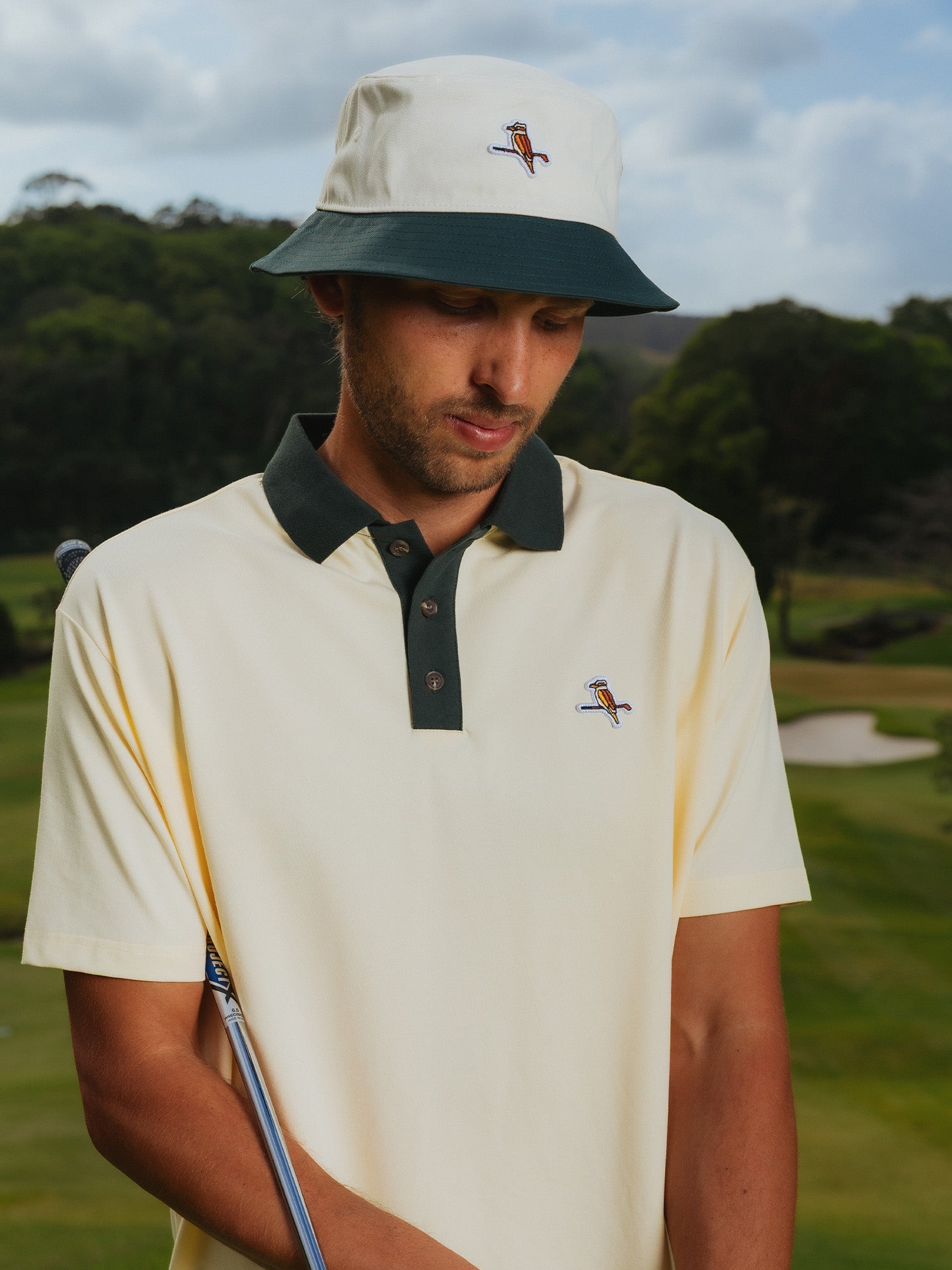 Kooka Bucket Hat Forest / Cream