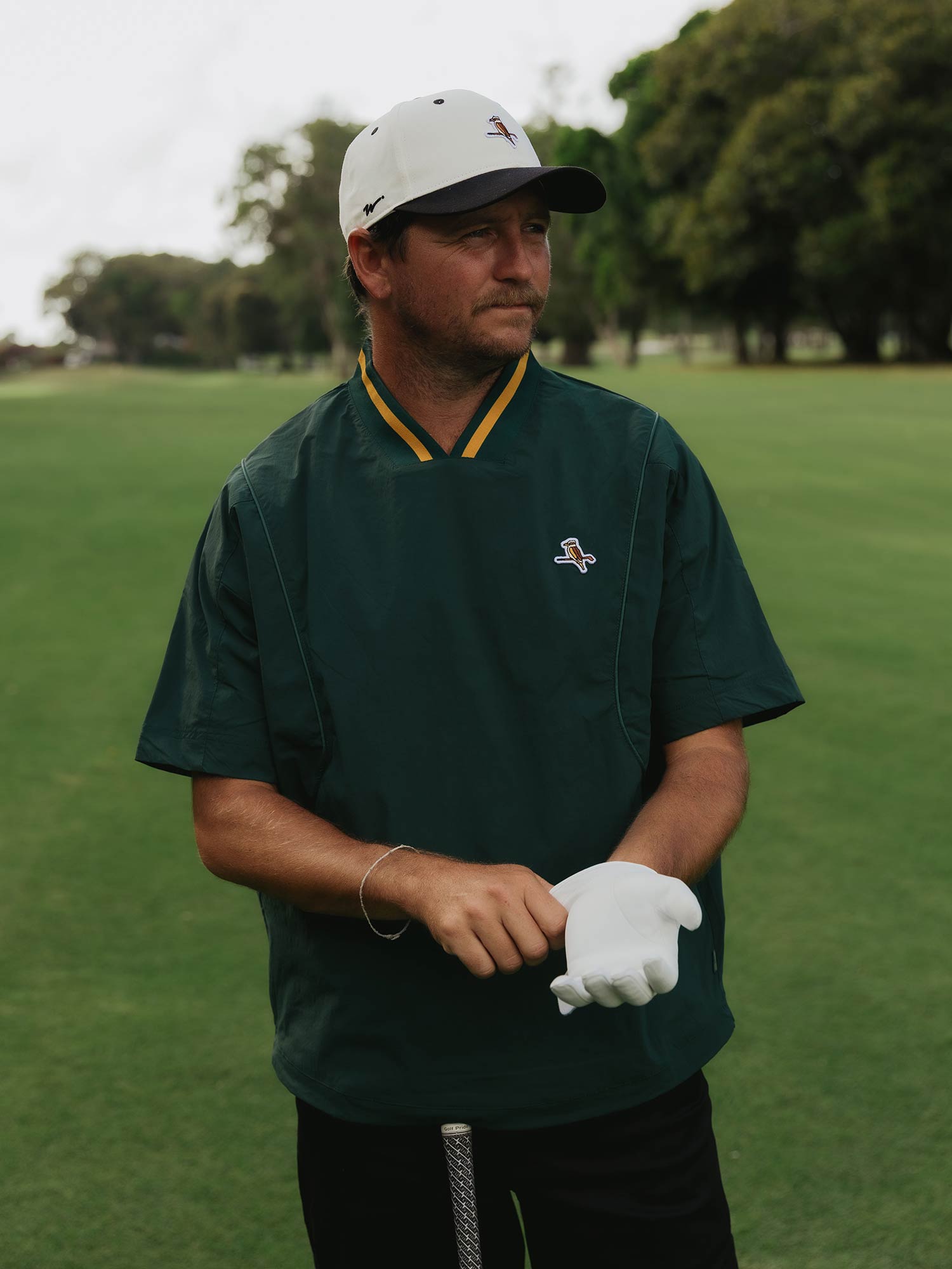 All-Weather Pullover Forest / Gold