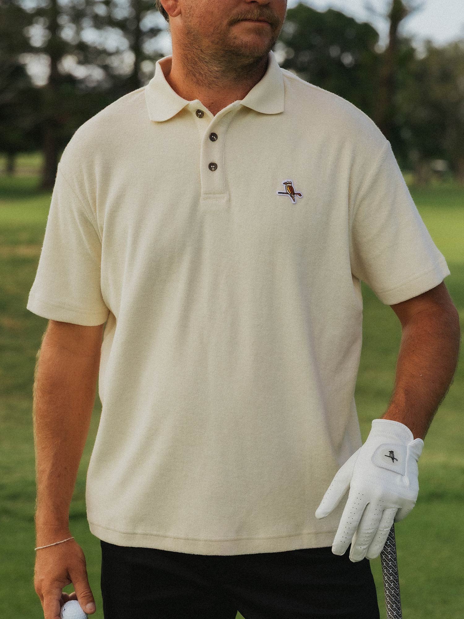 Kooka Terry Polo Cream