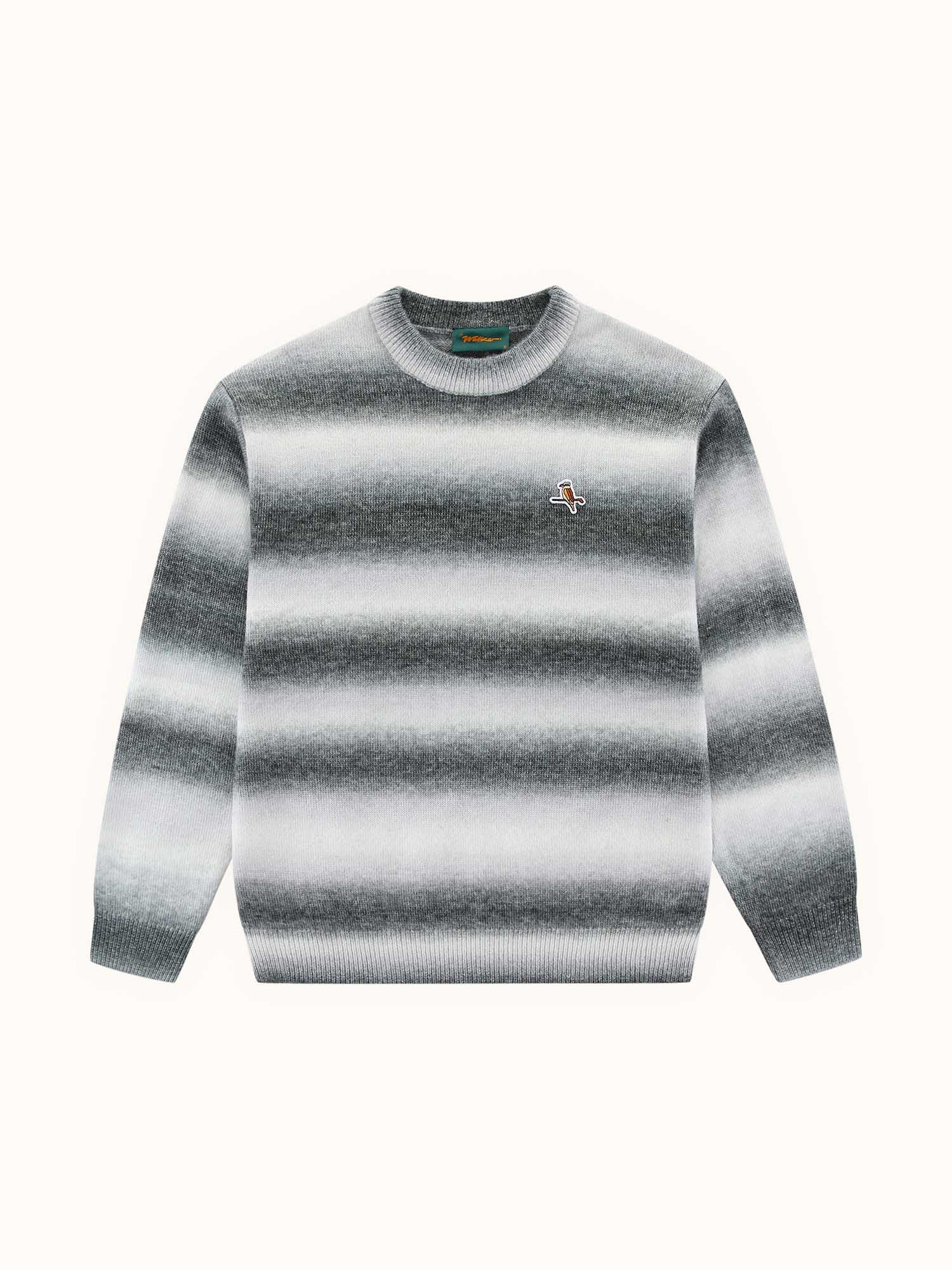 Boucle Knit Pullover Dove Grey