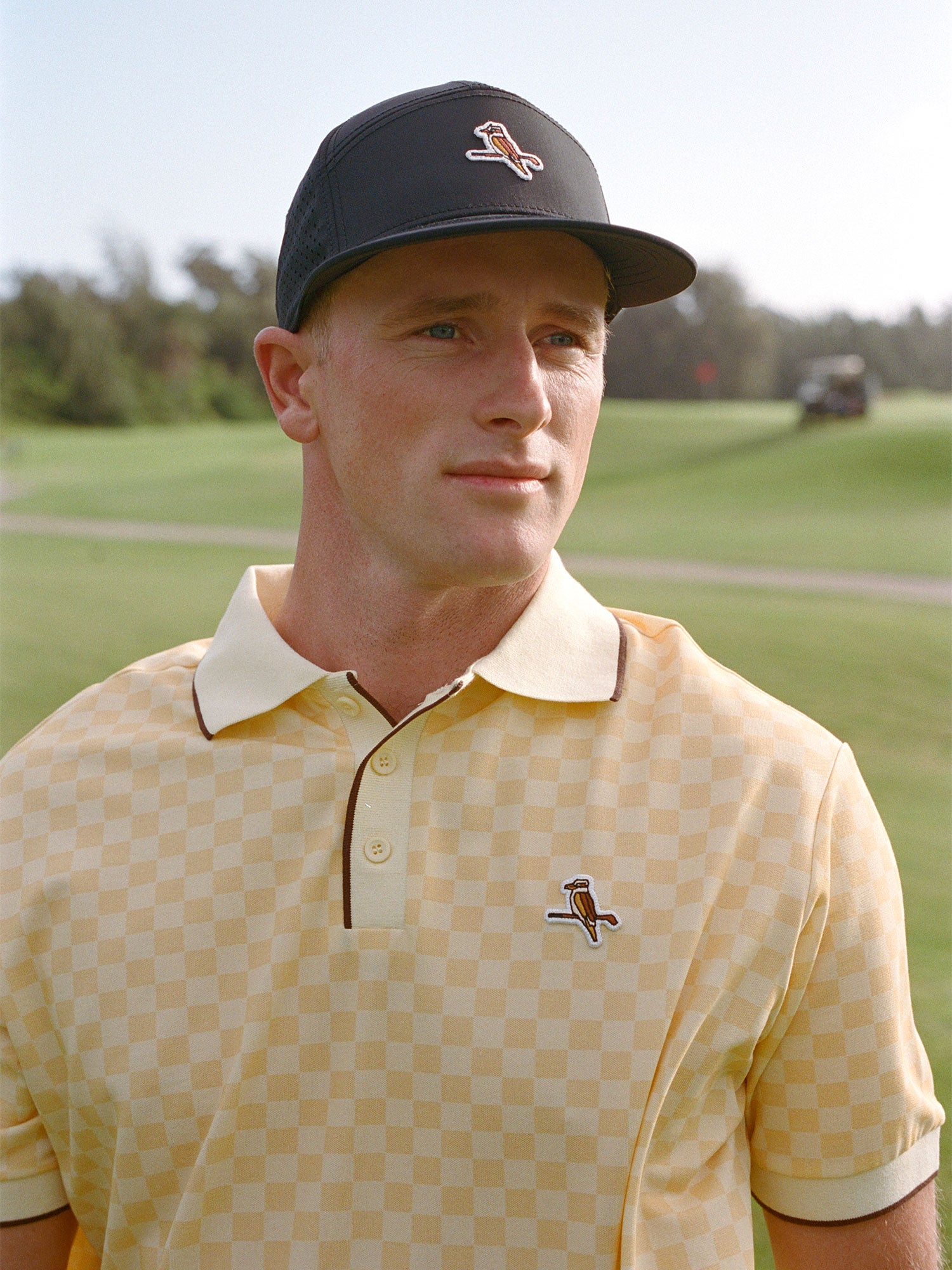 Featherlite Kooka Polo Lemon Check