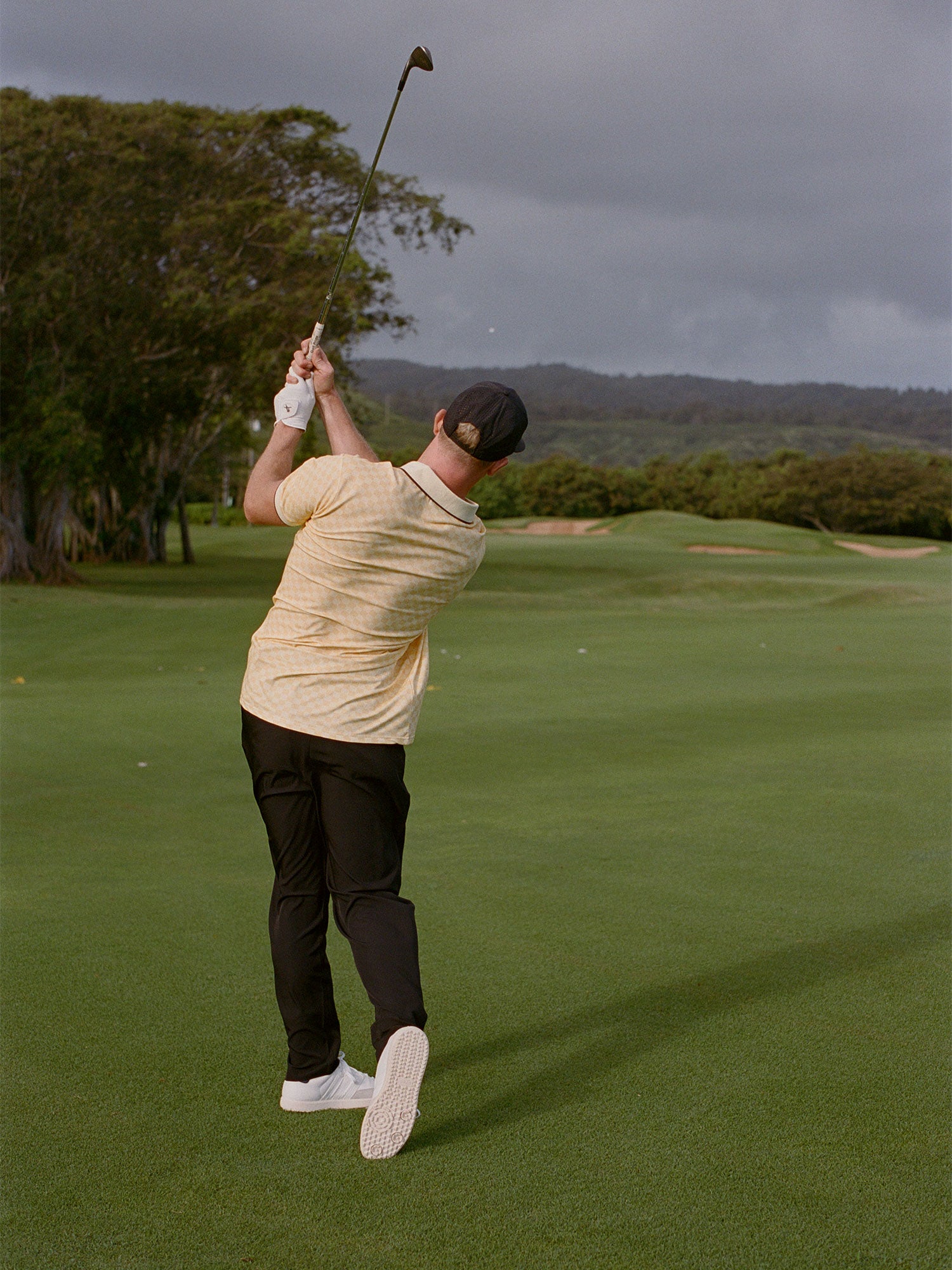 Featherlite Kooka Polo Lemon Check