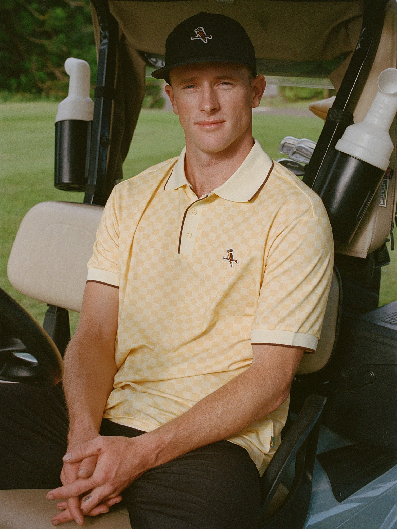 Featherlite Kooka Polo Lemon Check
