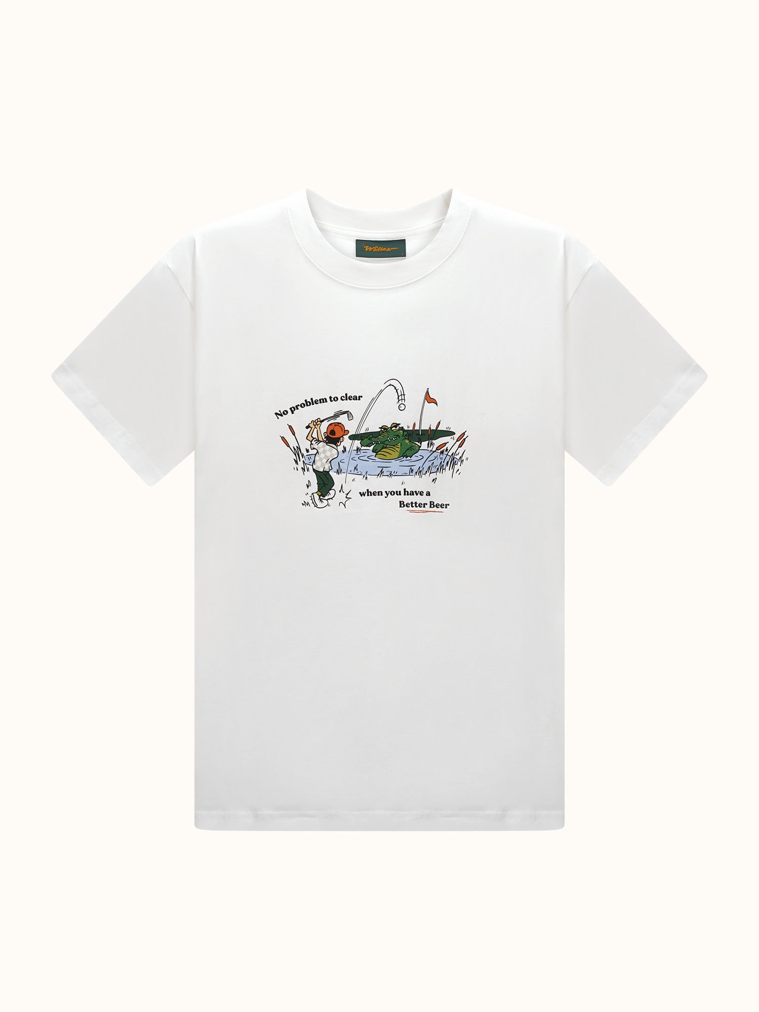 Hazard T-Shirt Vintage White