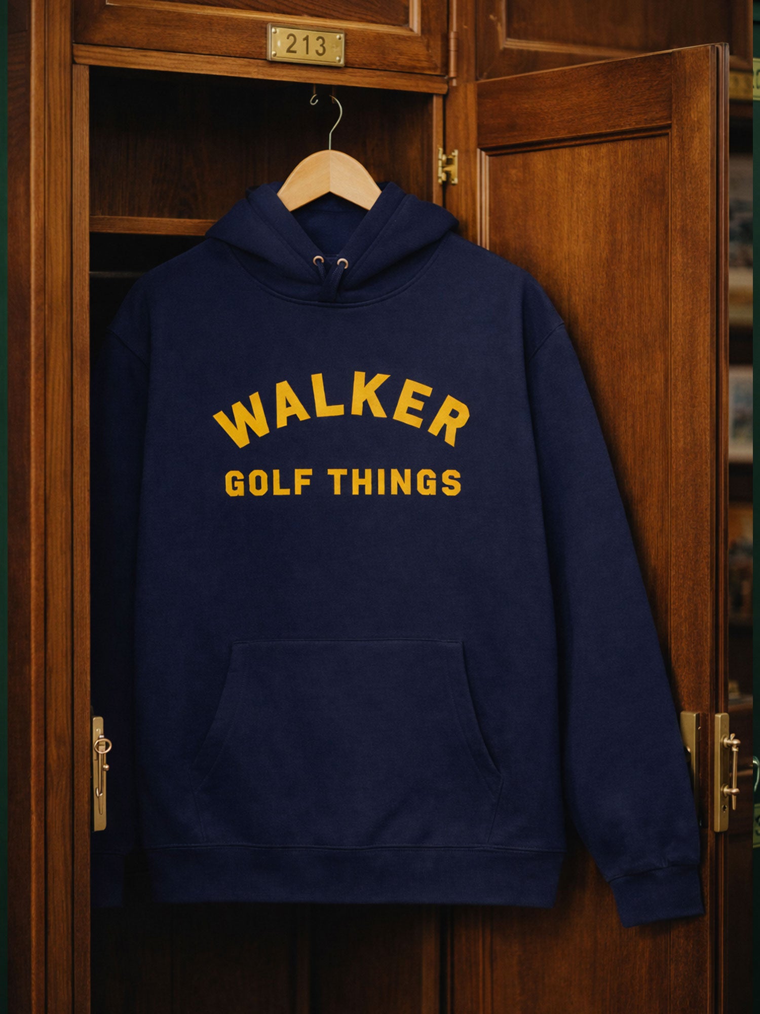 Walker Applique Hood Navy