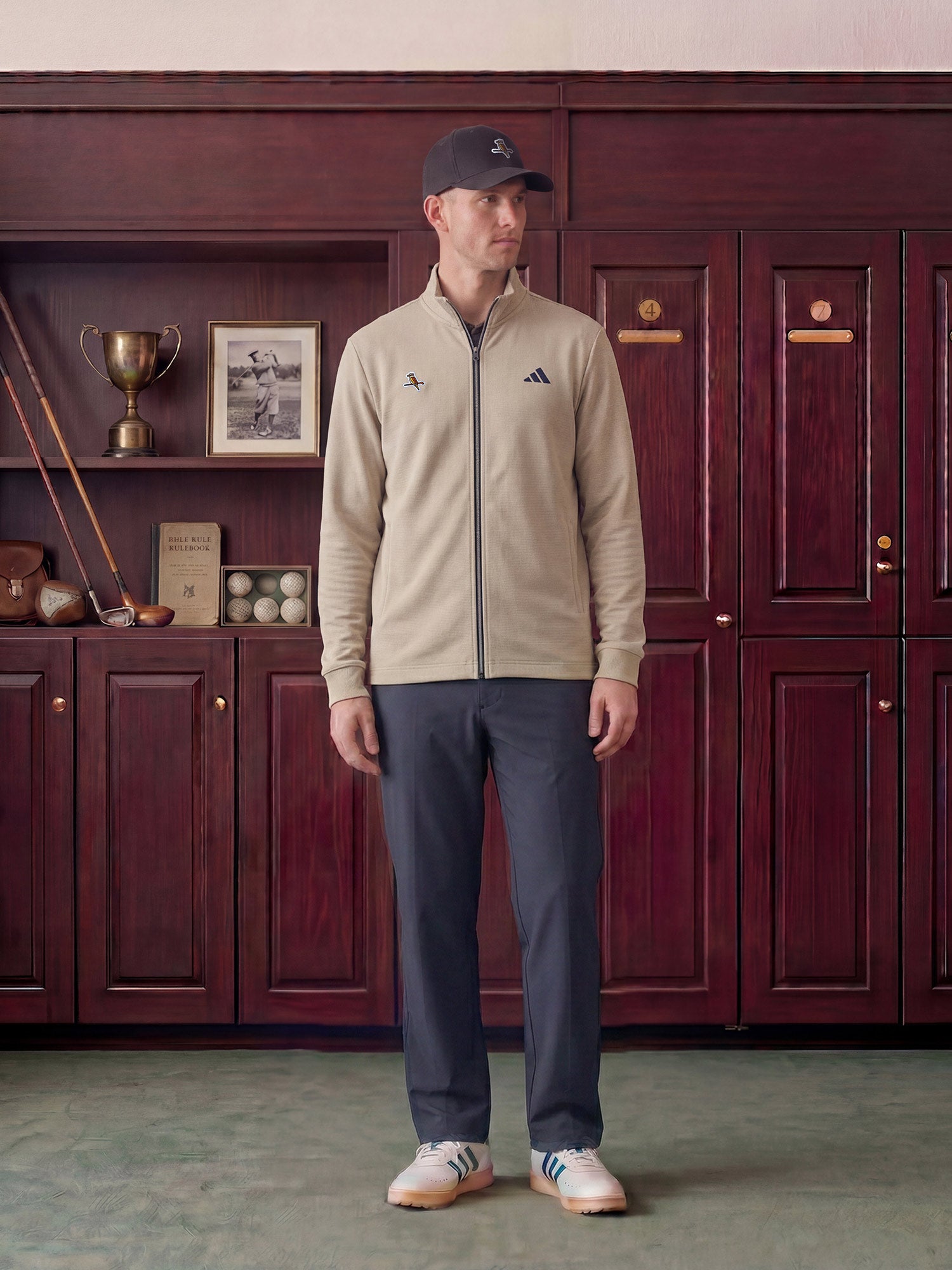 adidas X Walker Ultimate365 Textured Woven Full-Zip Jacket Wonder Cargo