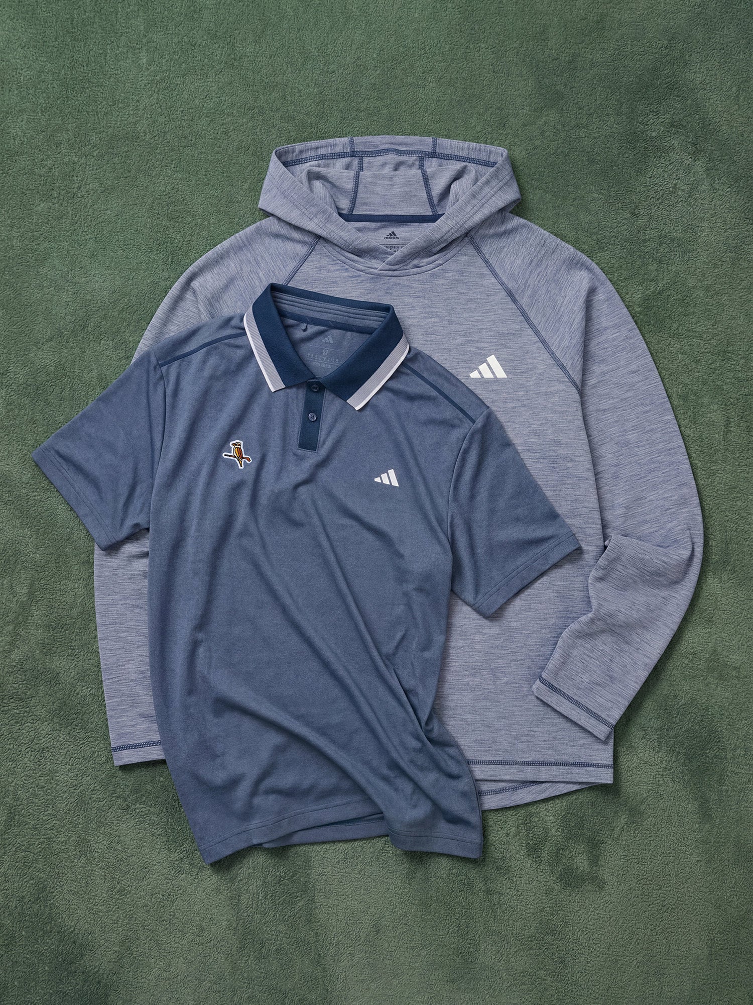 adidas X Walker Ultimate365 Tour Twistknit Pique Polo Shirt Collegiate Navy