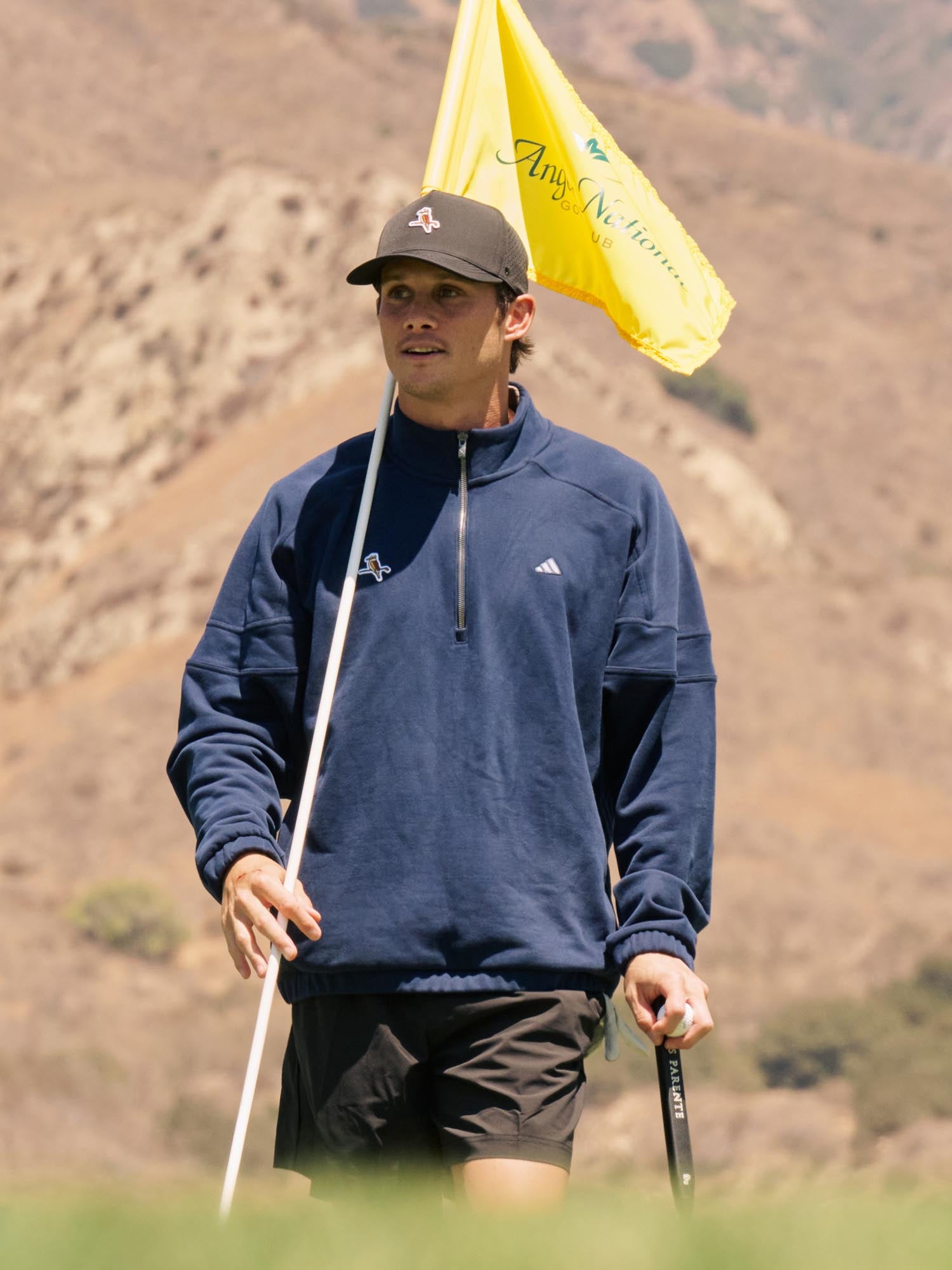 adidas x Walker Go-to Heritage Loose Quarter Zip Collegiate Navy