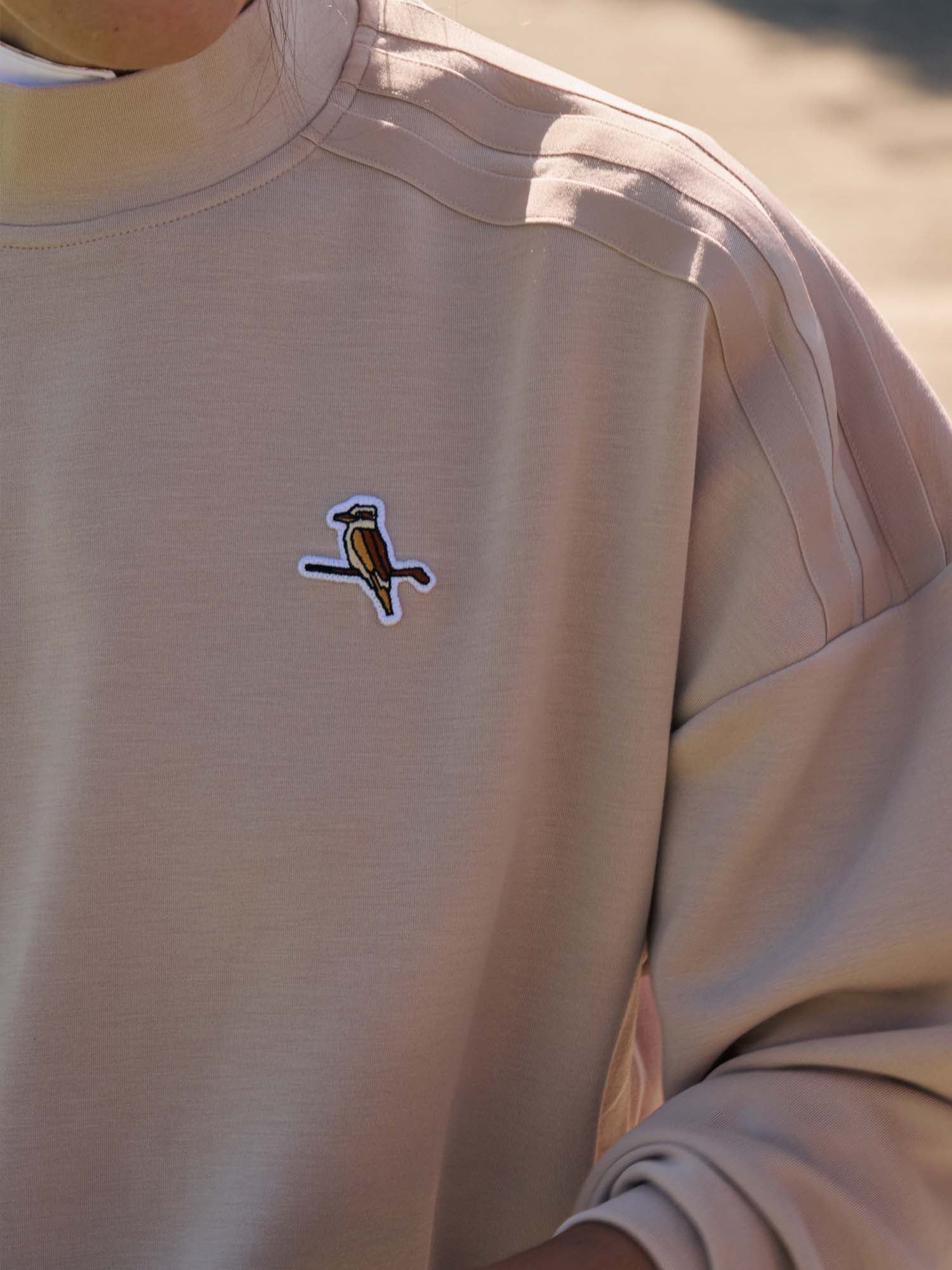 adidas x Walker W's Beyond Spacer Mock Layer Sweatshirt Wonder Taupe