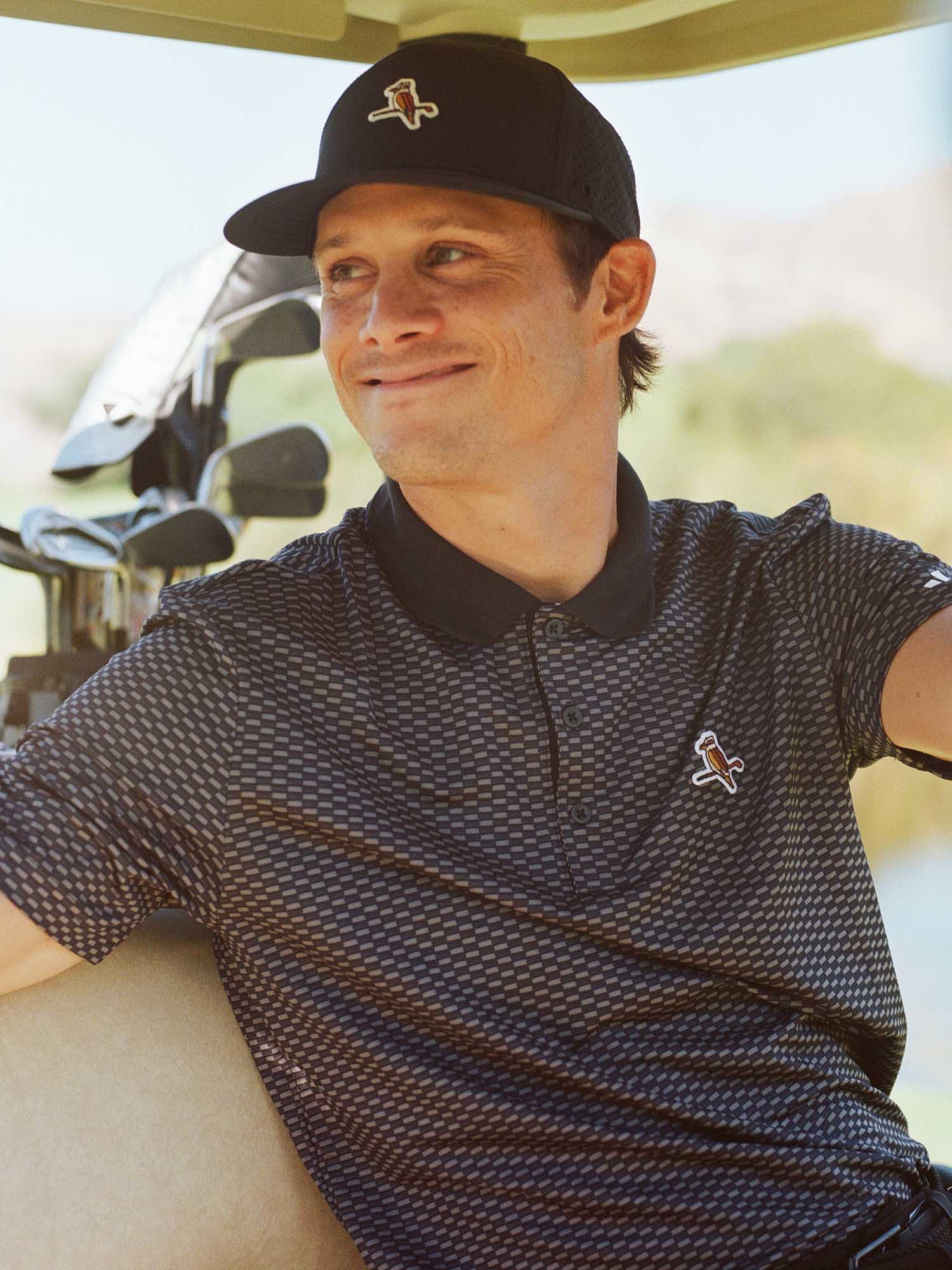 adidas x Walker Beyond Textured Polo Black