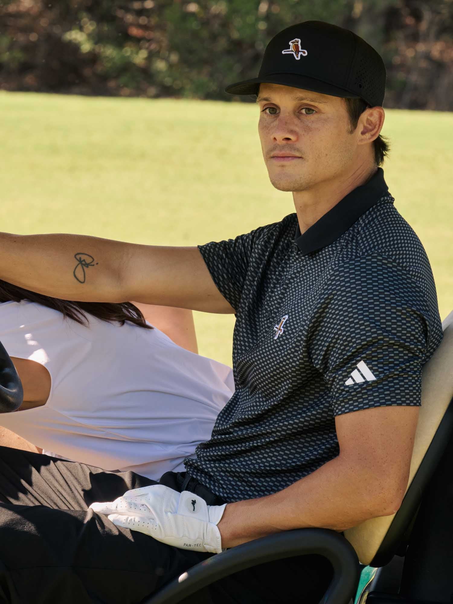 adidas x Walker Beyond Textured Polo Black