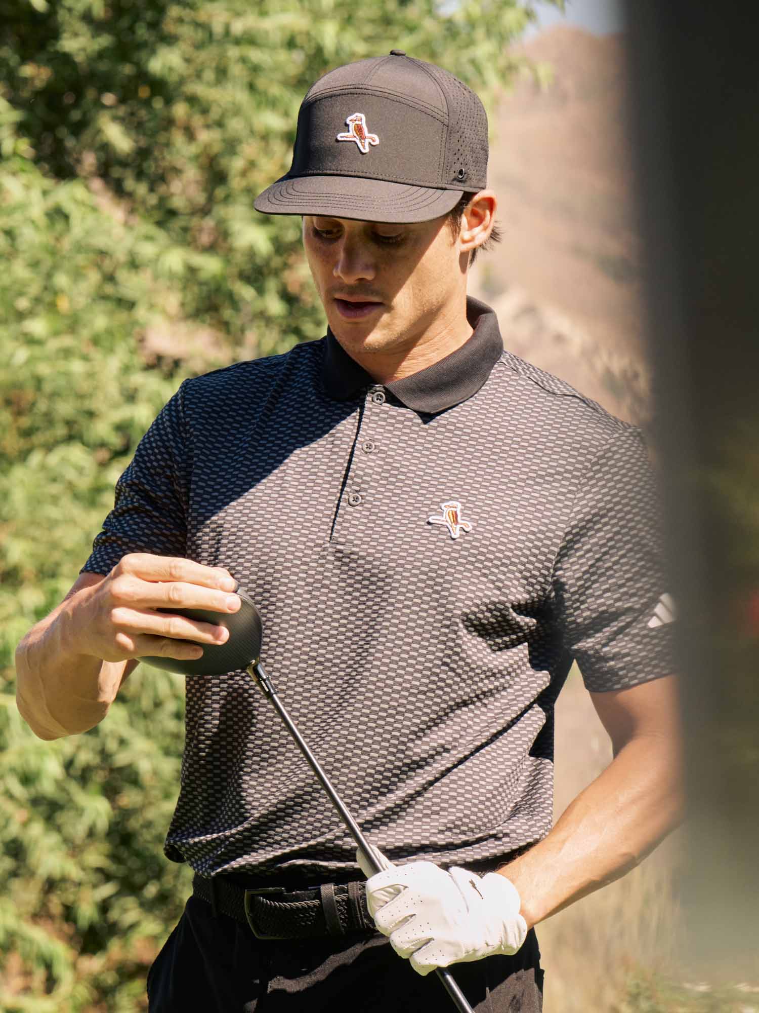 adidas x Walker Beyond Textured Polo Black