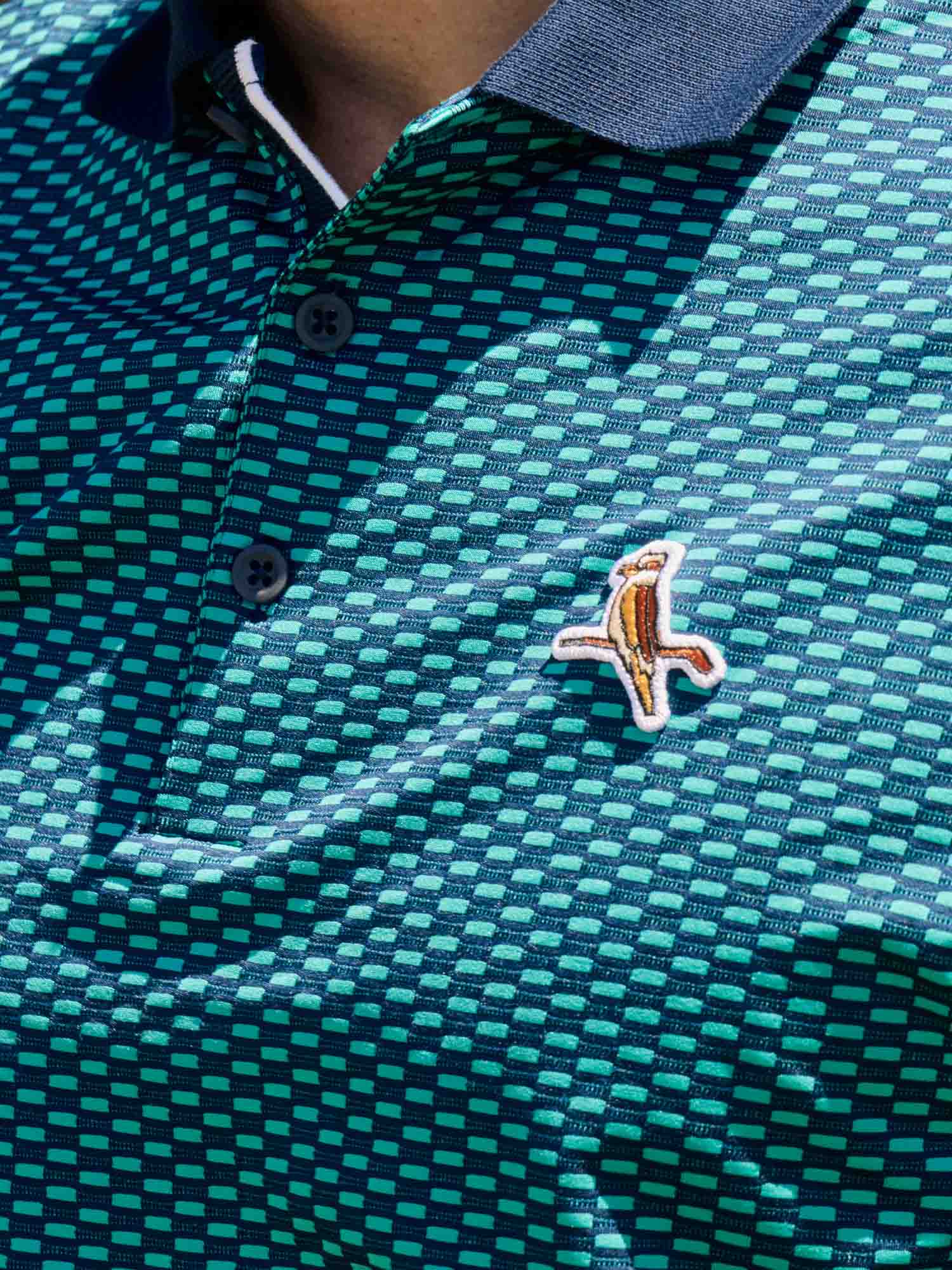 adidas x Walker Beyond Textured Polo Shirt Pure Teal