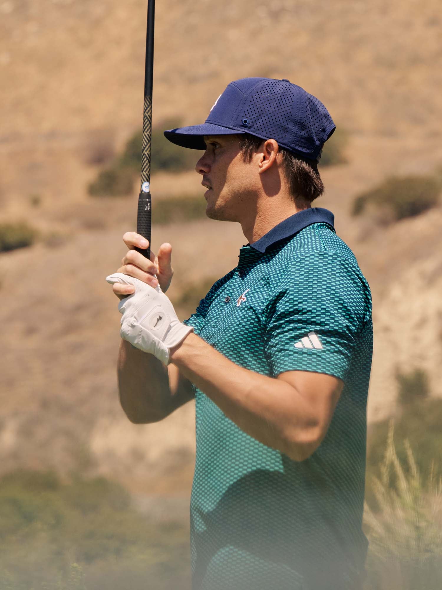 adidas x Walker Beyond Textured Polo Shirt Pure Teal