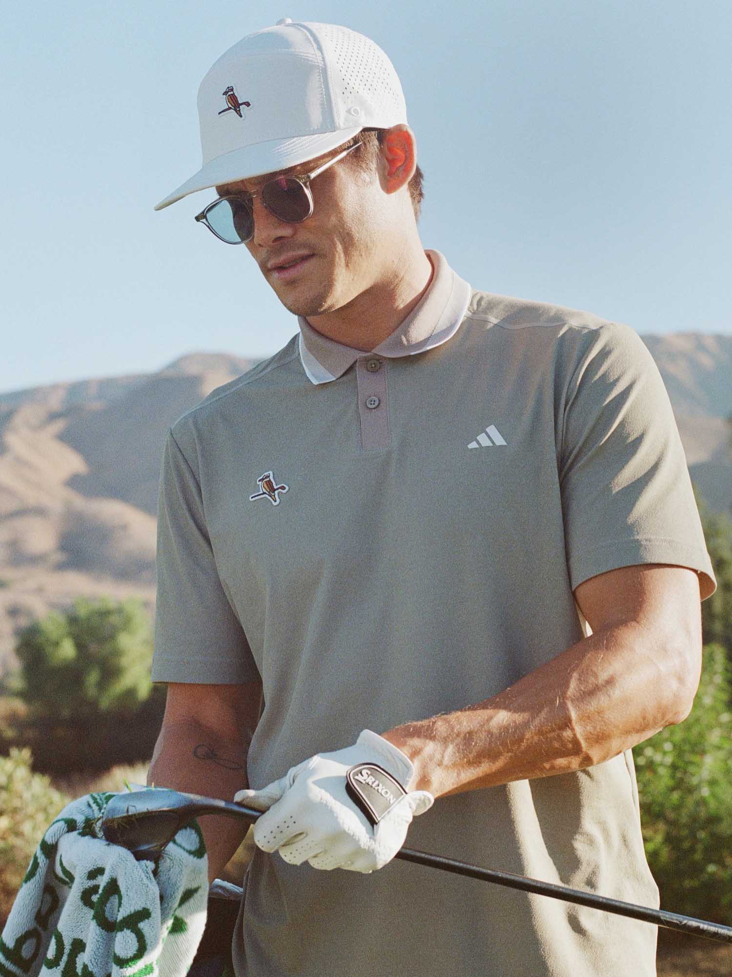 adidas x Walker Ultimate365 Tourtwistknit Polo Shirt Putty Beige