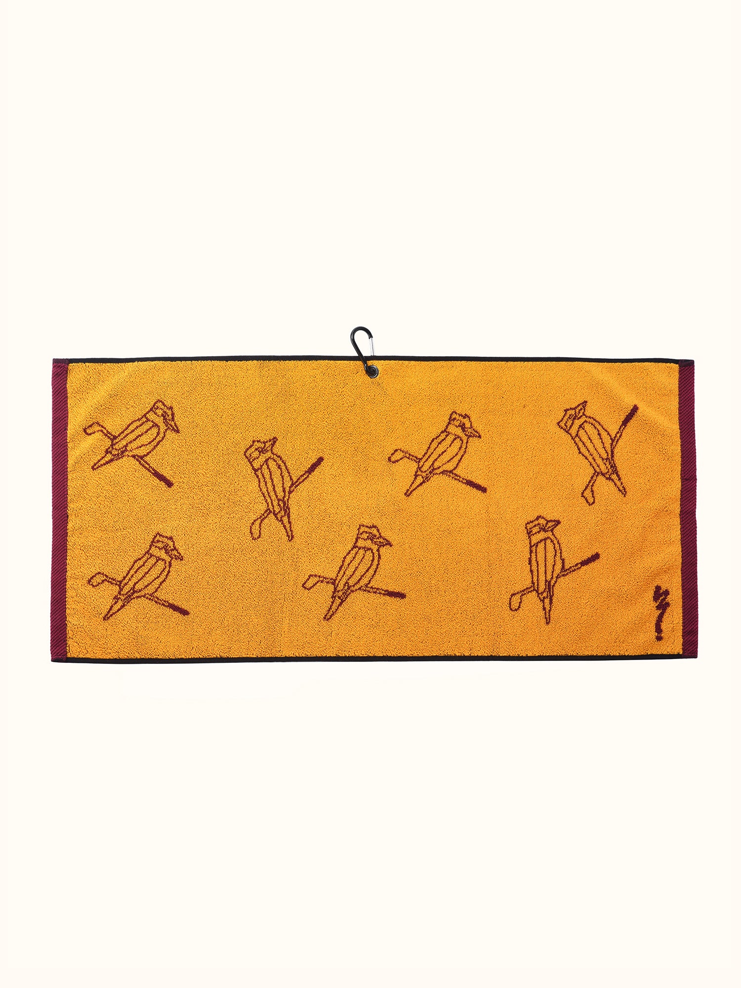 Kooka Icon Towel Merlot / Gold