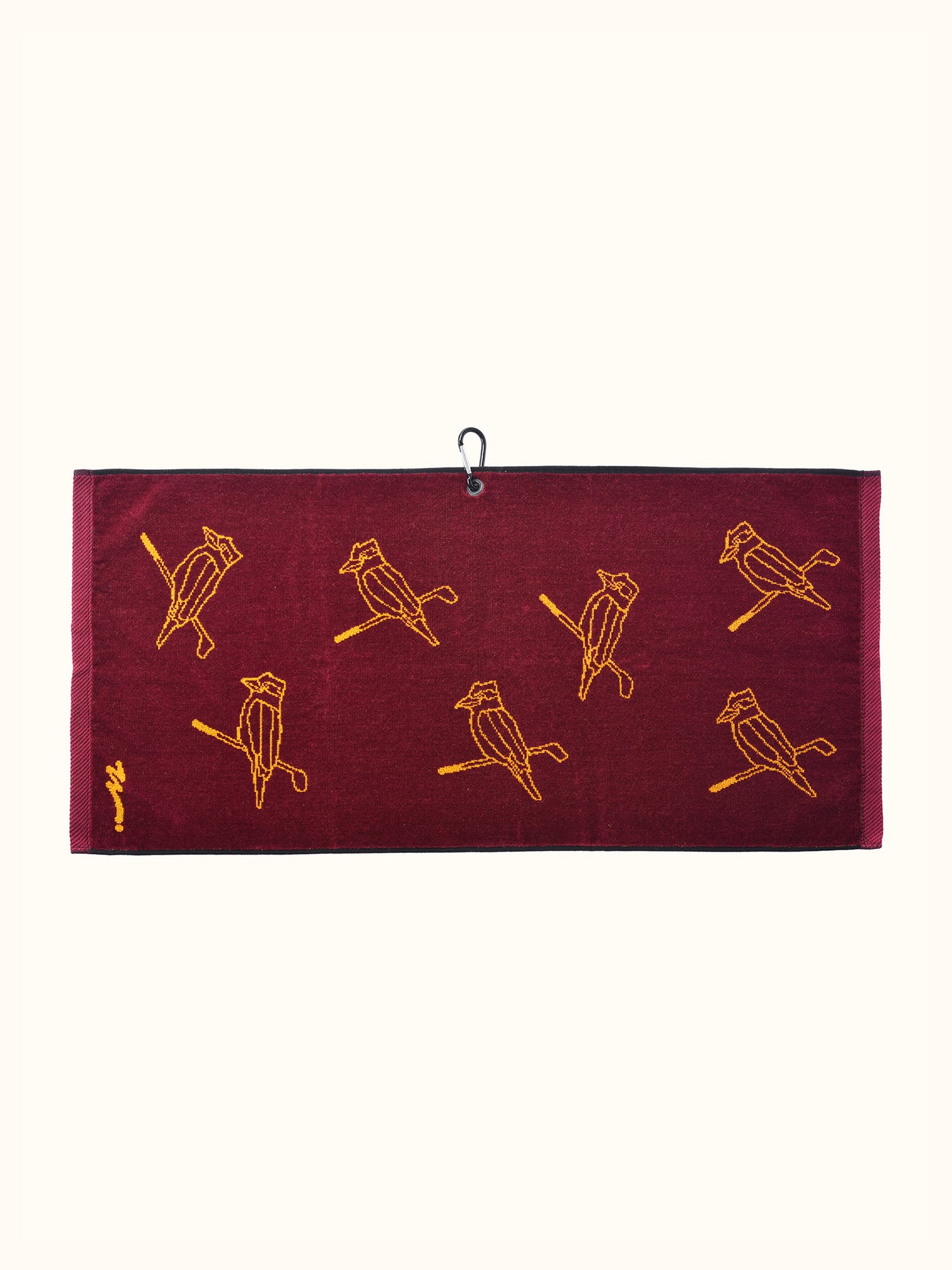 Kooka Icon Towel Merlot / Gold