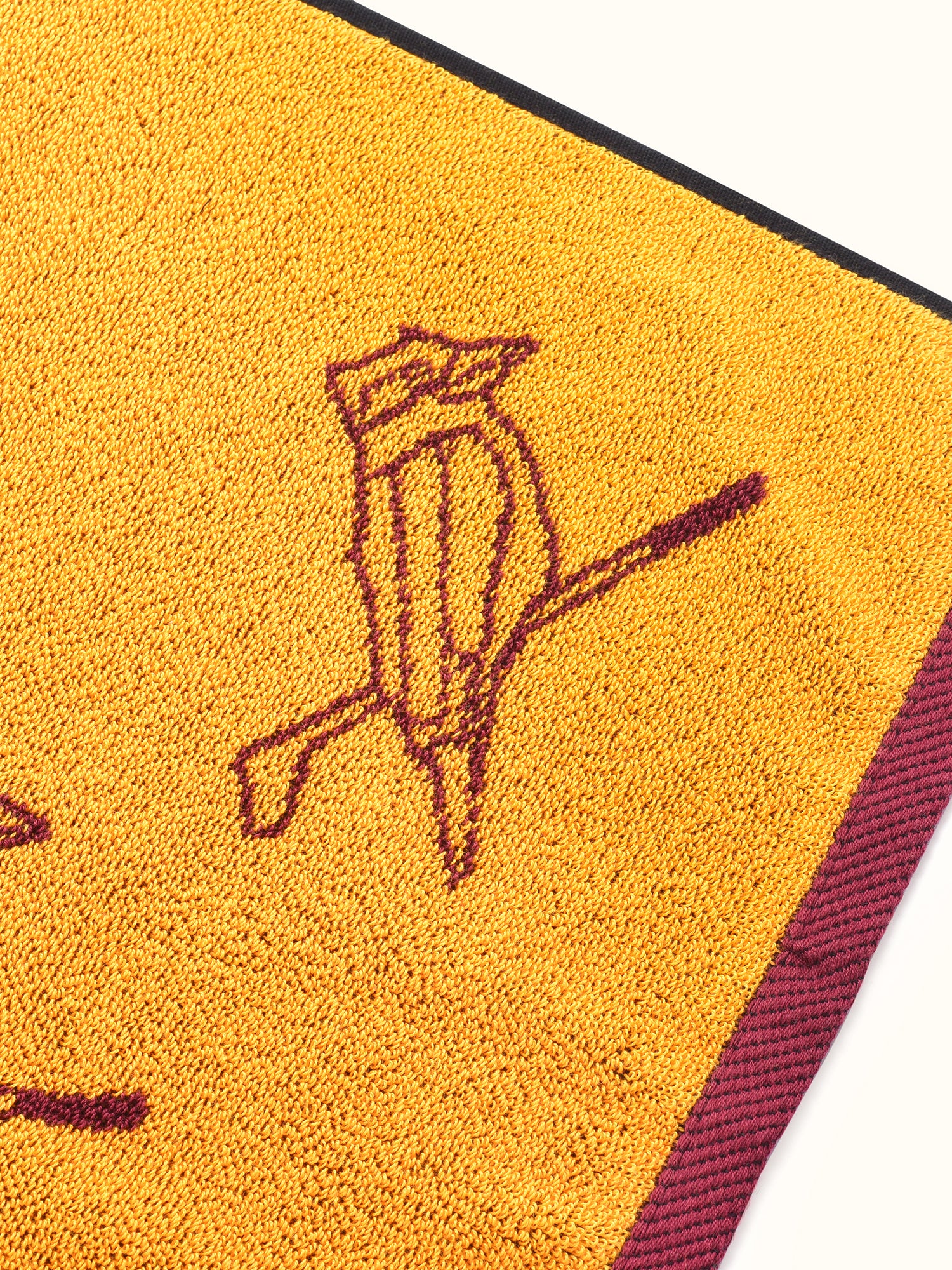 Kooka Icon Towel Merlot / Gold