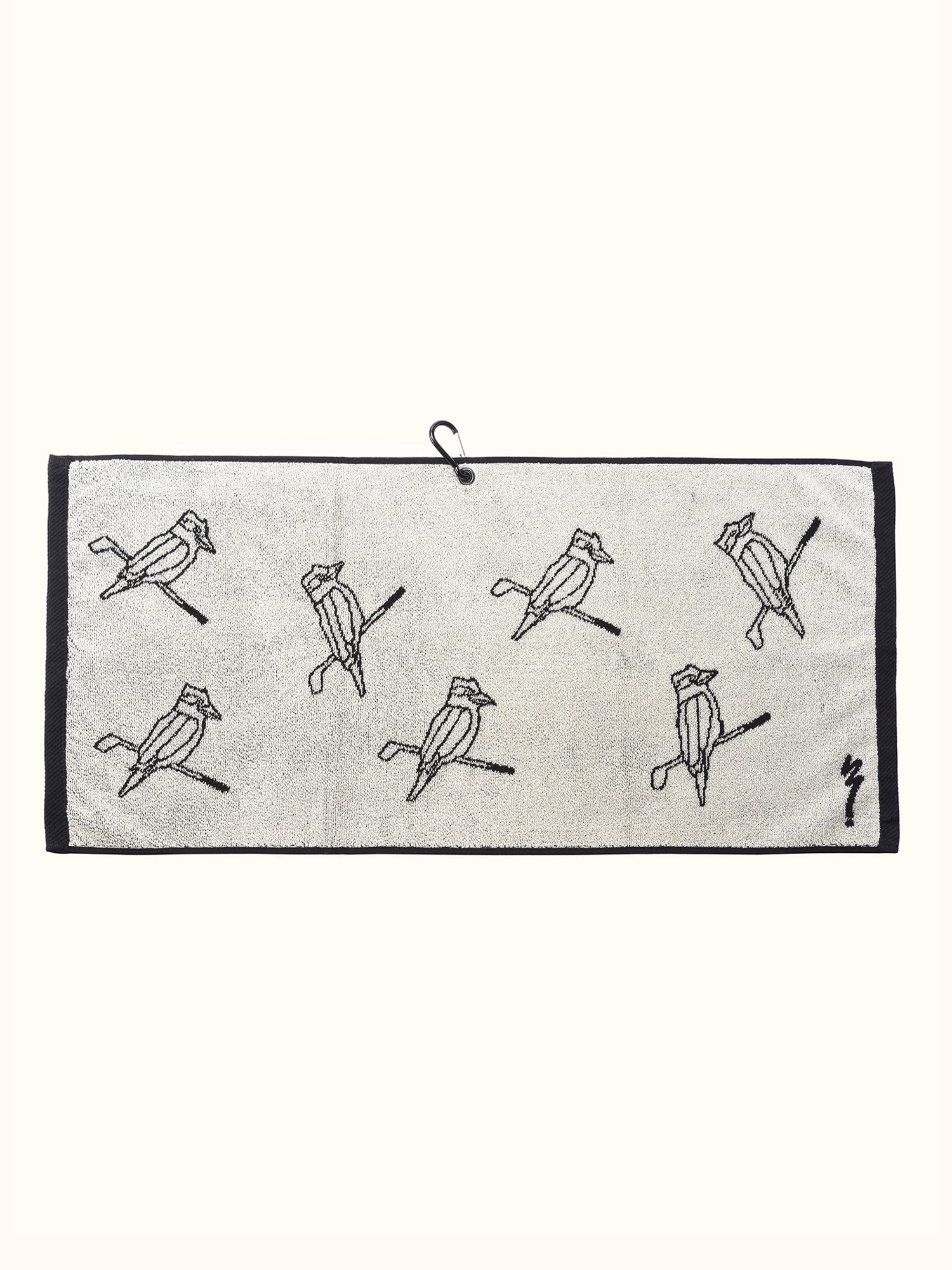 Kooka Icon Towel Black / Cream