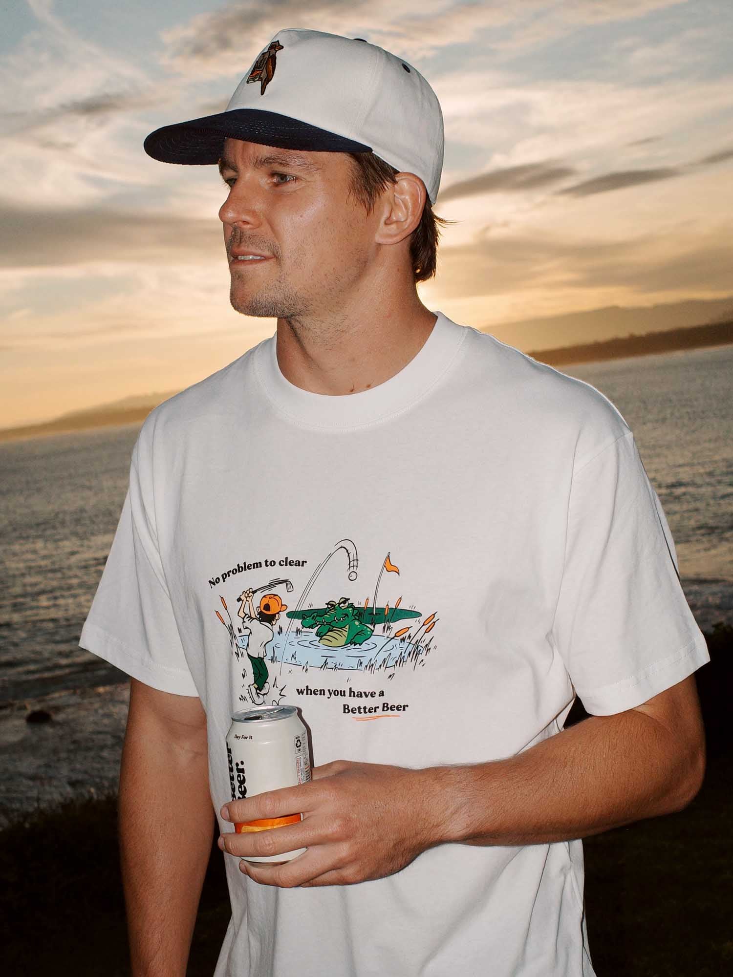 Hazard T-Shirt Vintage White