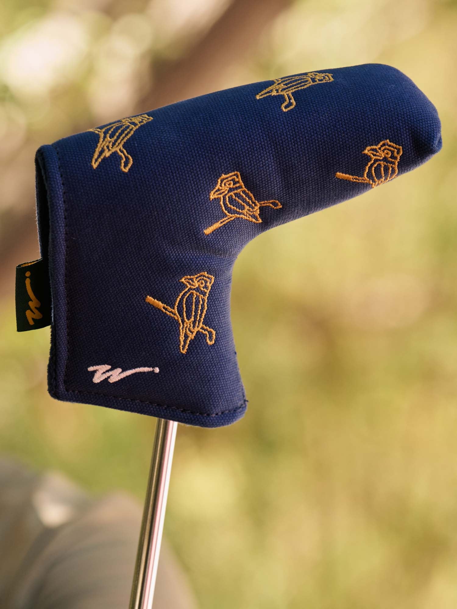 Kooka Canvas Blade Putter Cover Navy