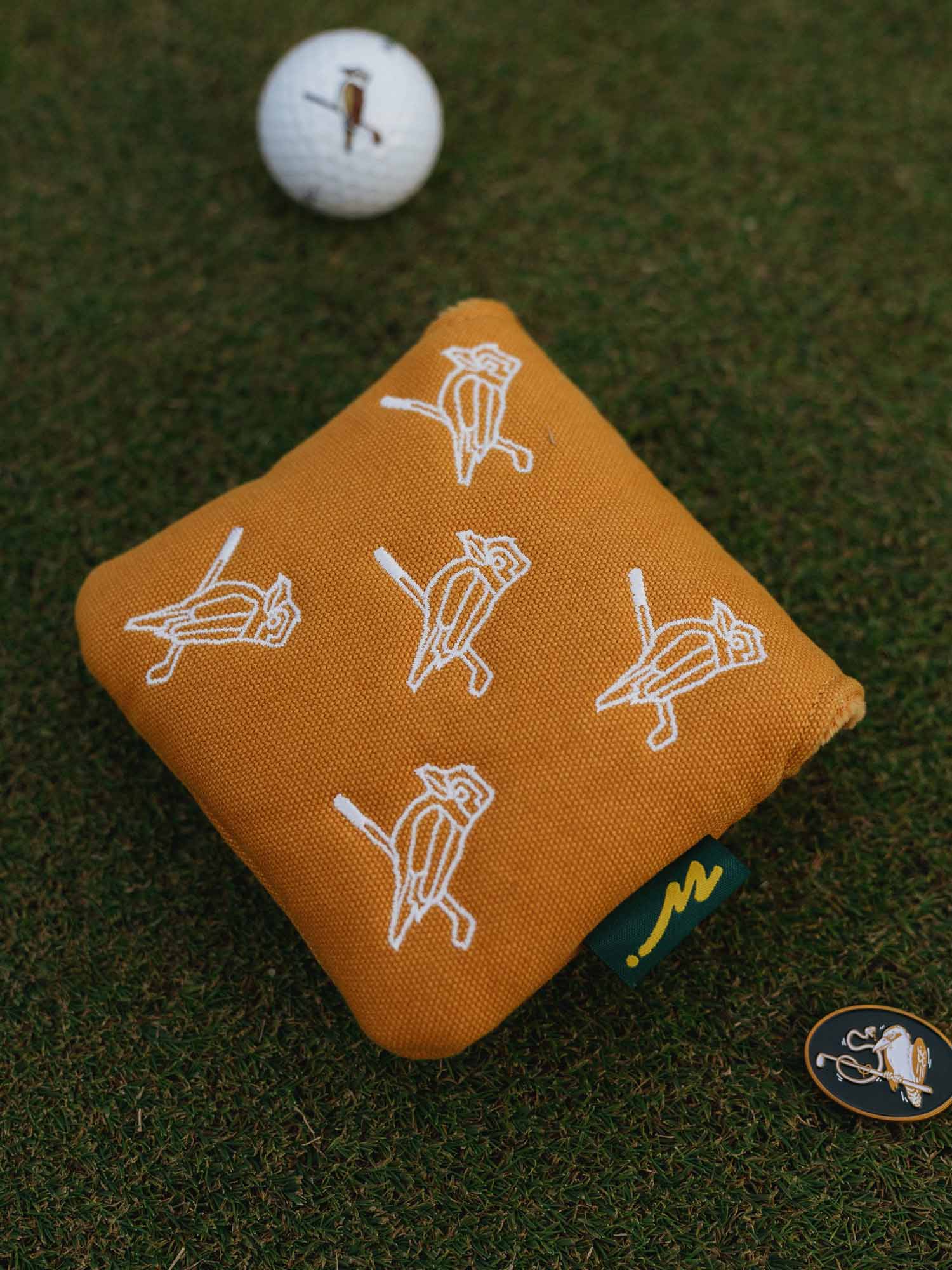 Kooka Canvas Mallet Putter Cover Tobacco