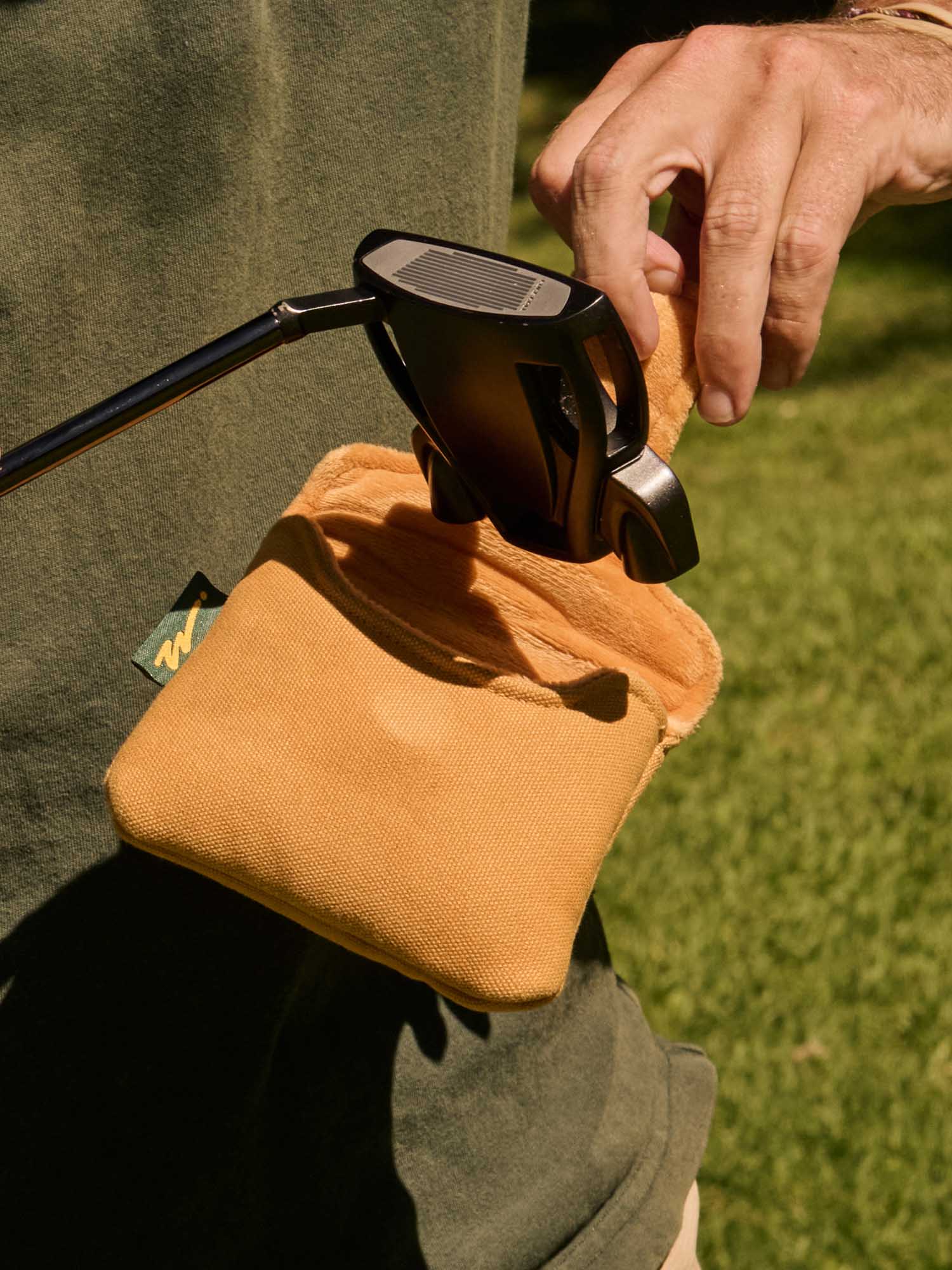 Kooka Canvas Mallet Putter Cover Tobacco