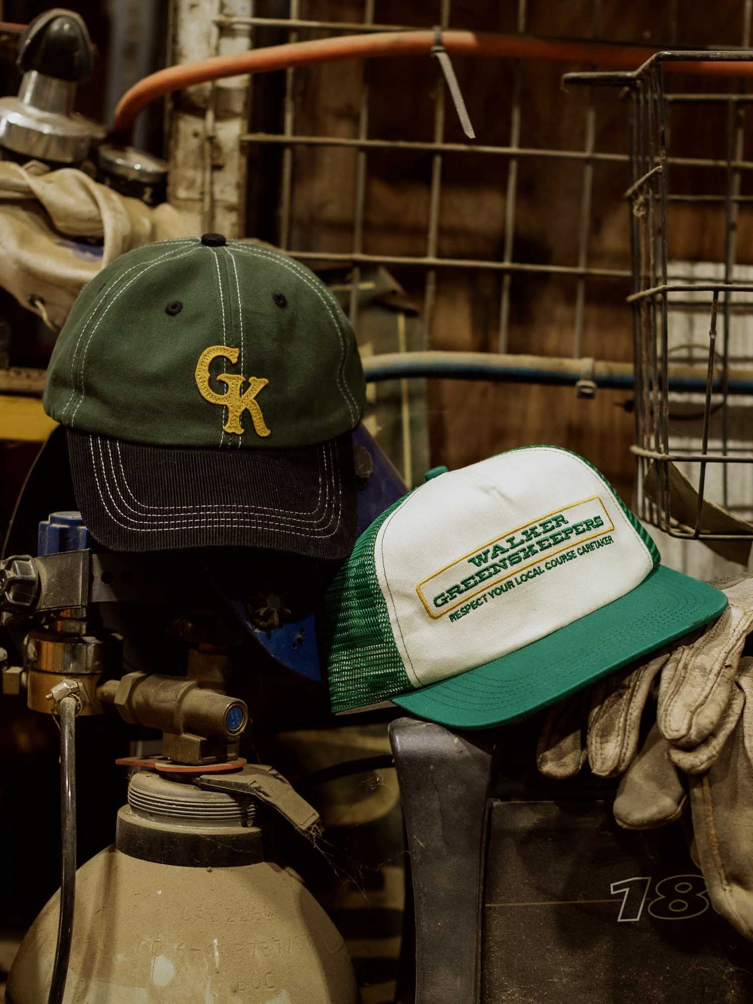 GK 6-Panel Cap Pine Black