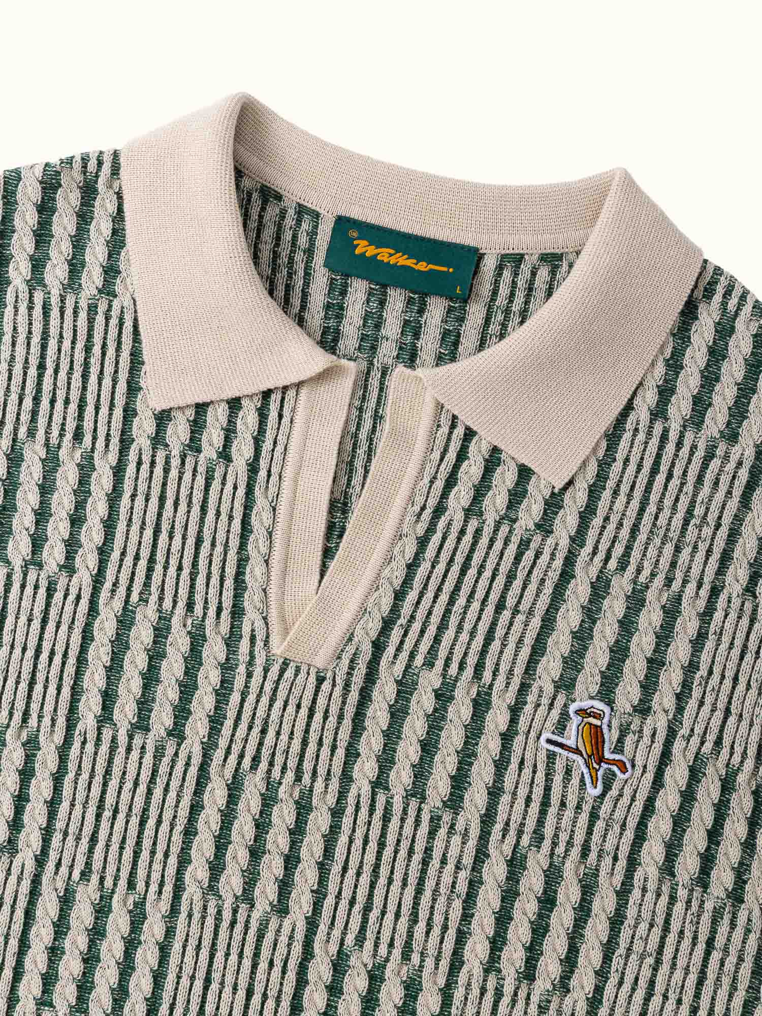Cable Check Polo Forest