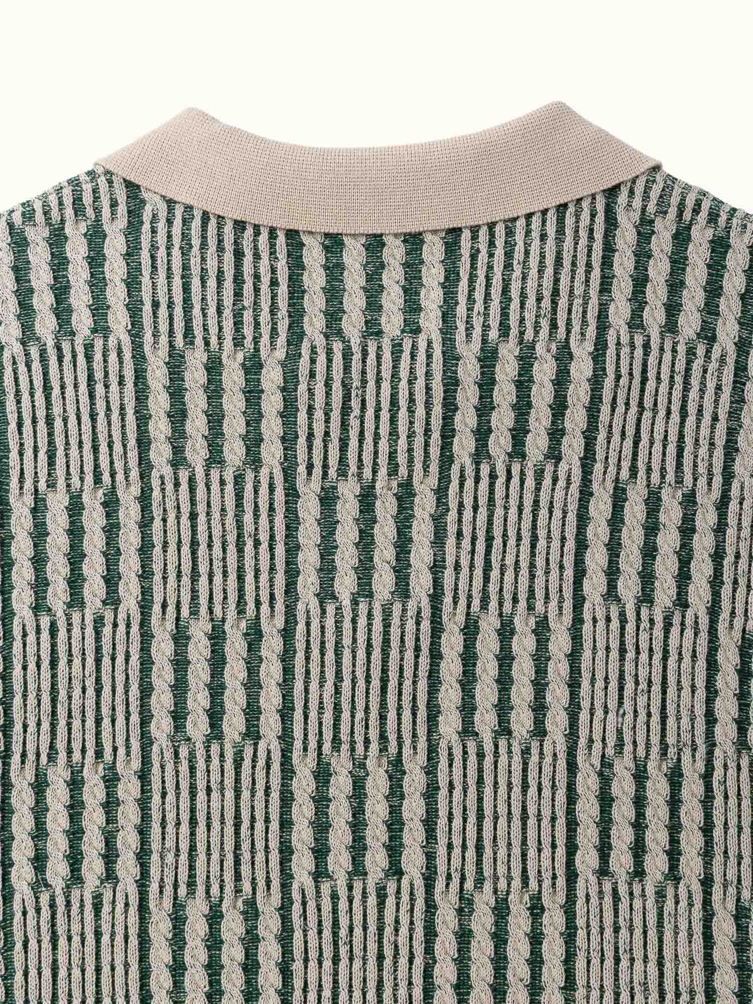 Cable Check Polo Forest