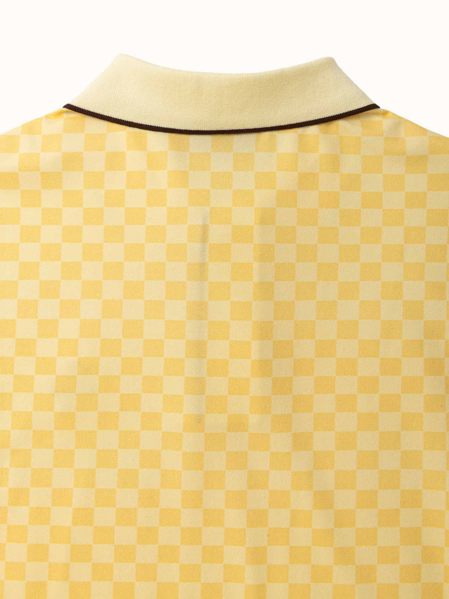 Featherlite Kooka Polo Lemon Check
