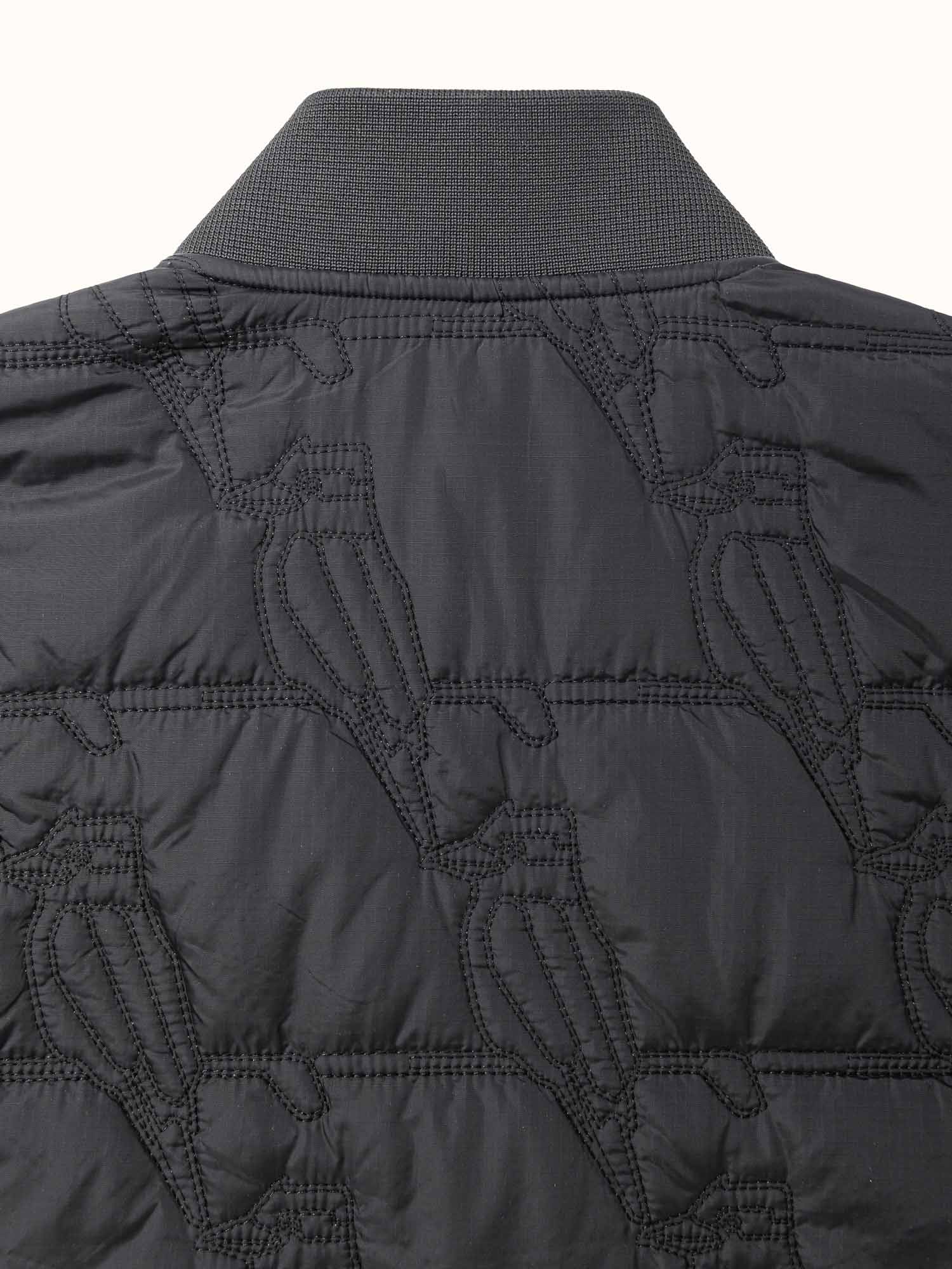 Kookaburra Quilted Vest Black