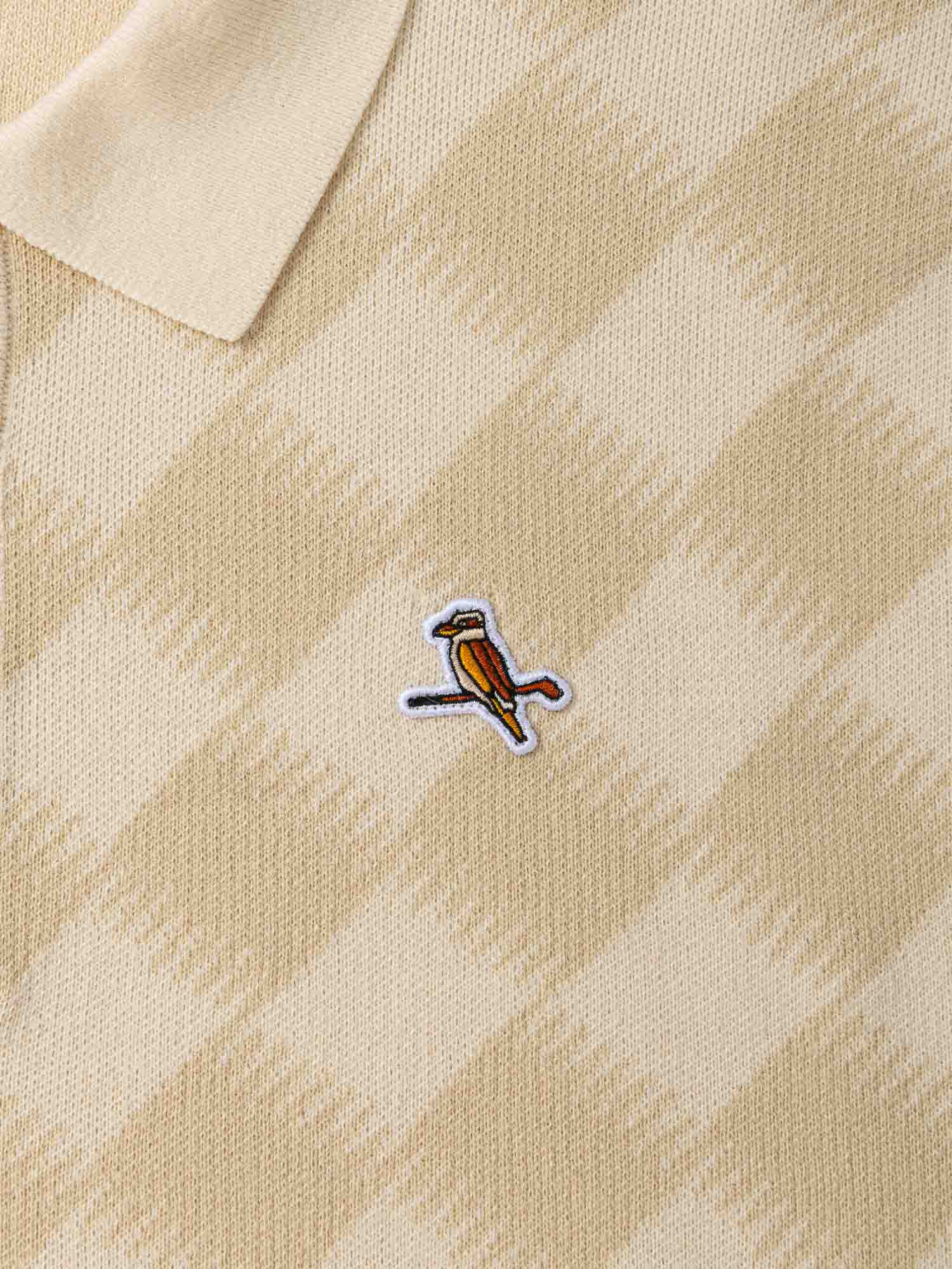 Gold Label Turncheck LS Polo Ivory