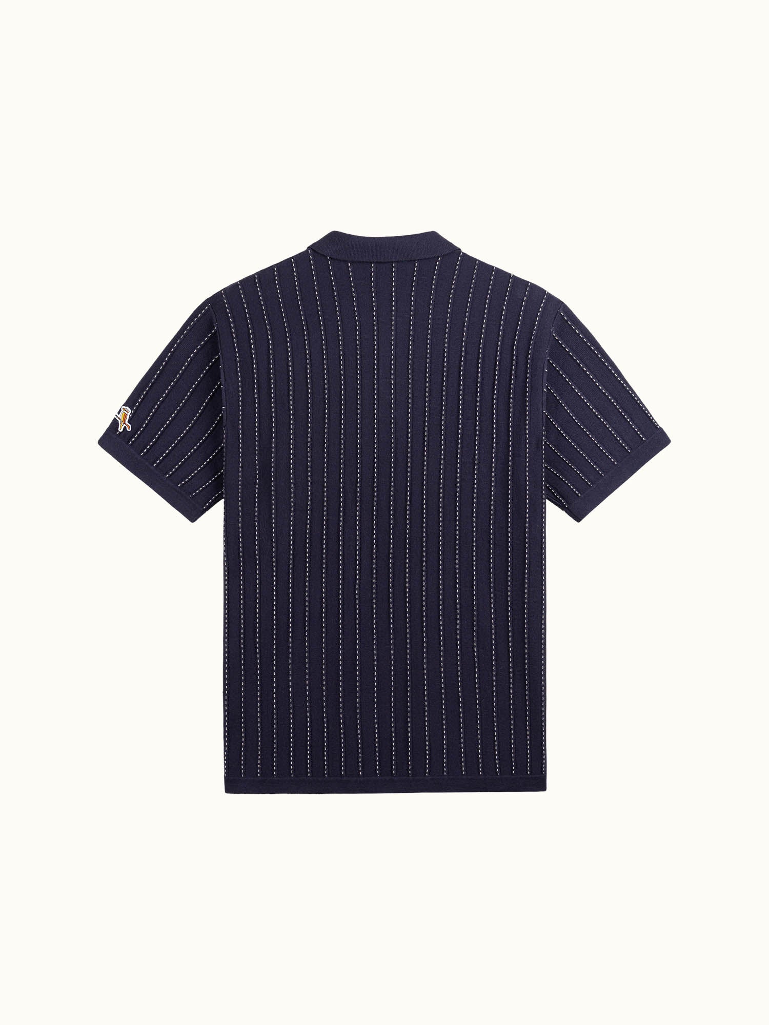 Fine Knotch Polo Navy