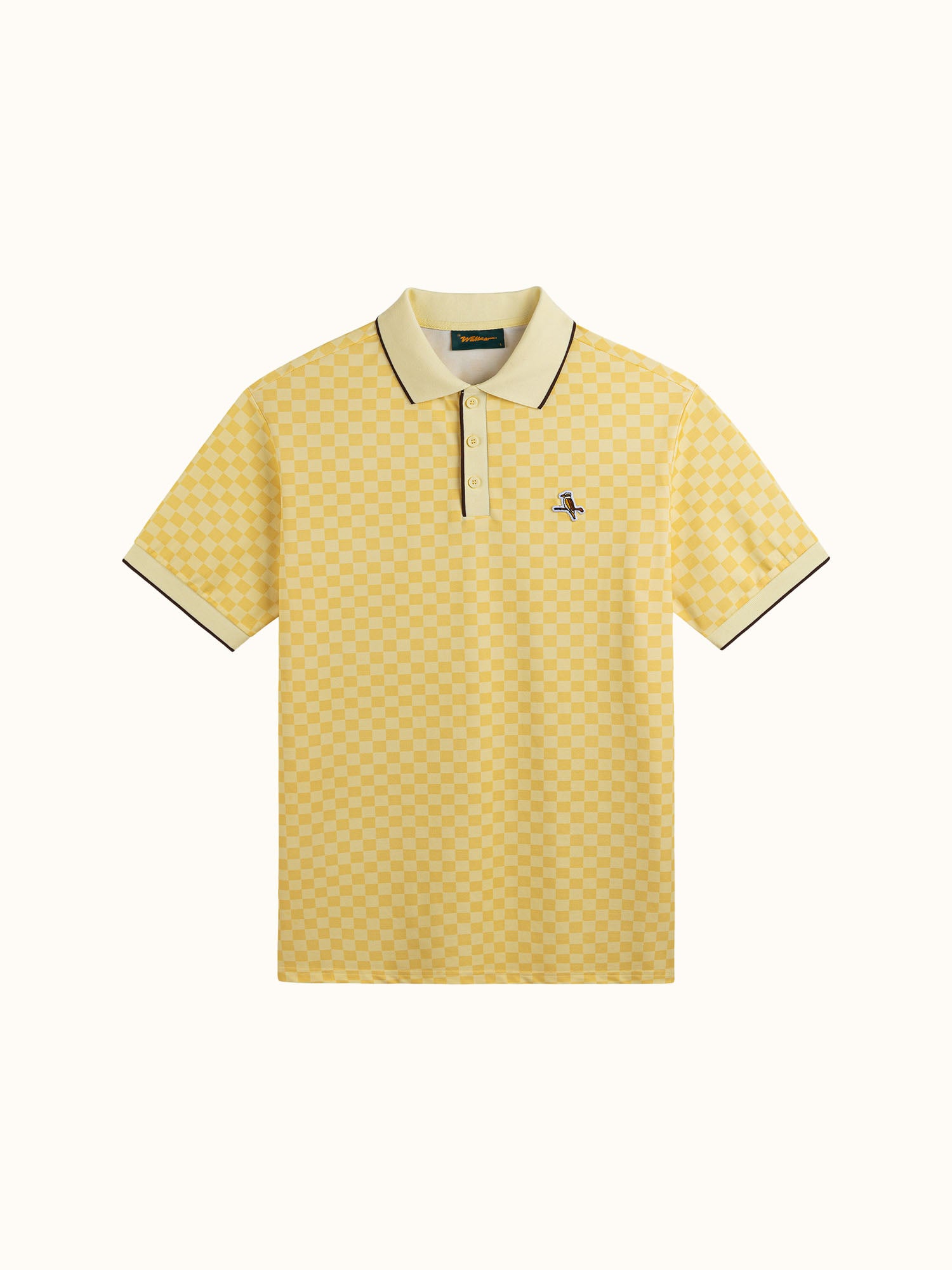 Featherlite Kooka Polo Lemon Check