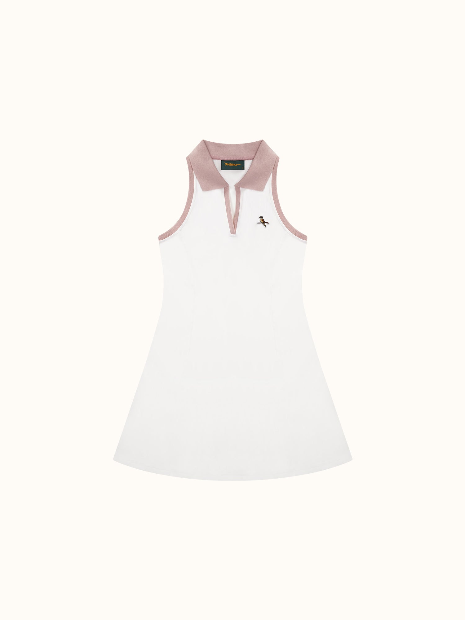 Womens Fairway Dress White / Pink