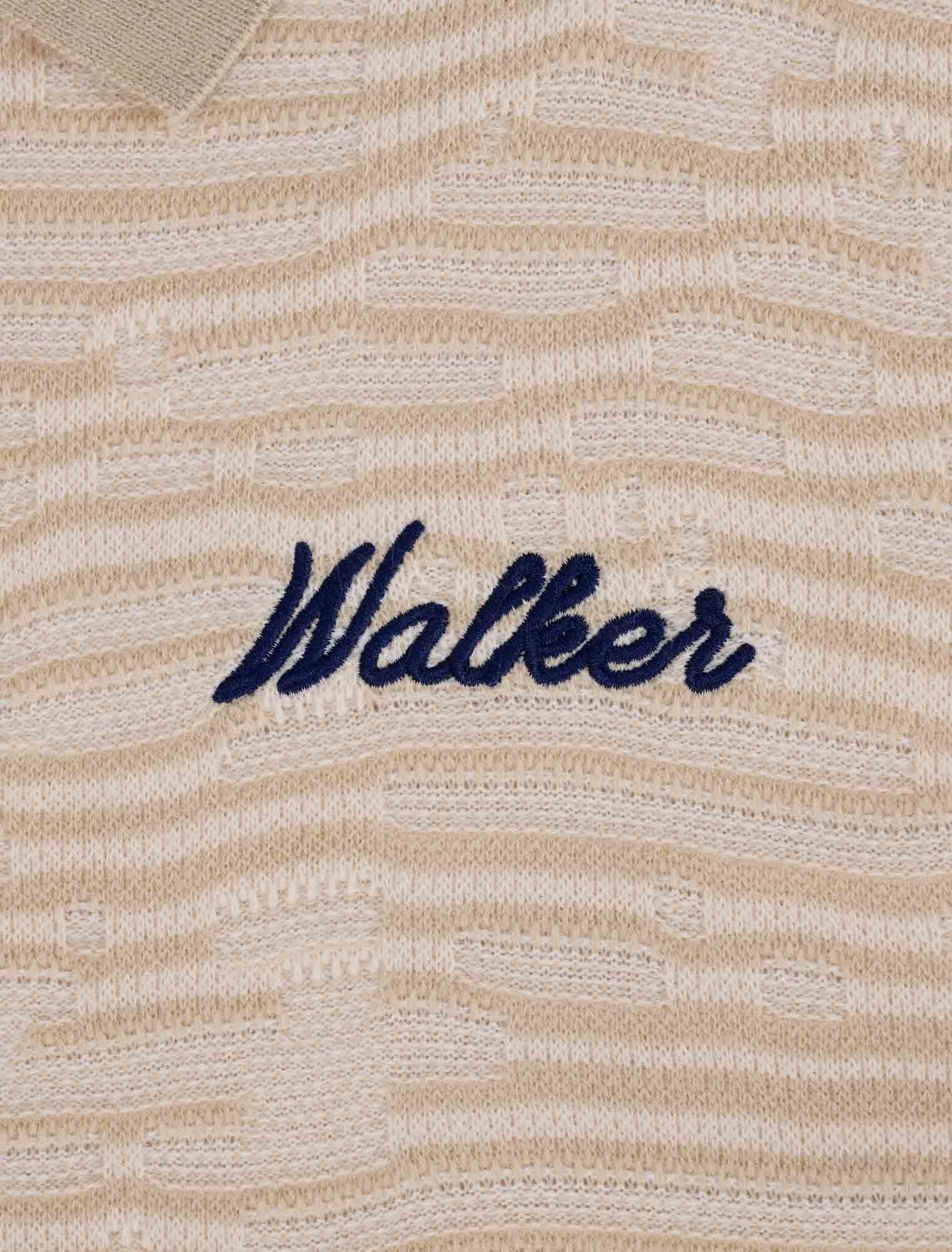 Flight Knit Polo Feather White