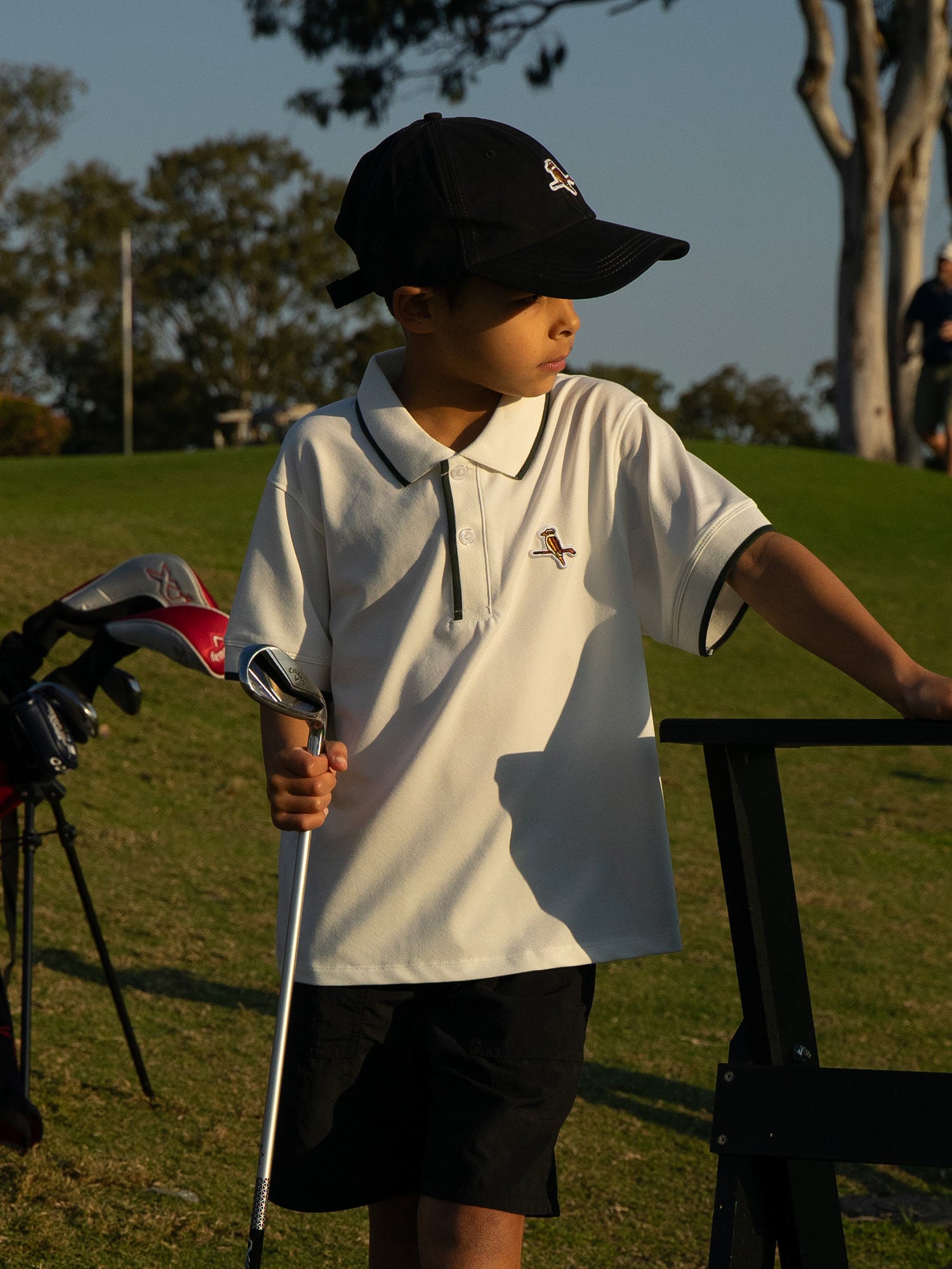 Kids Featherlite Kooka Polo White / Forest