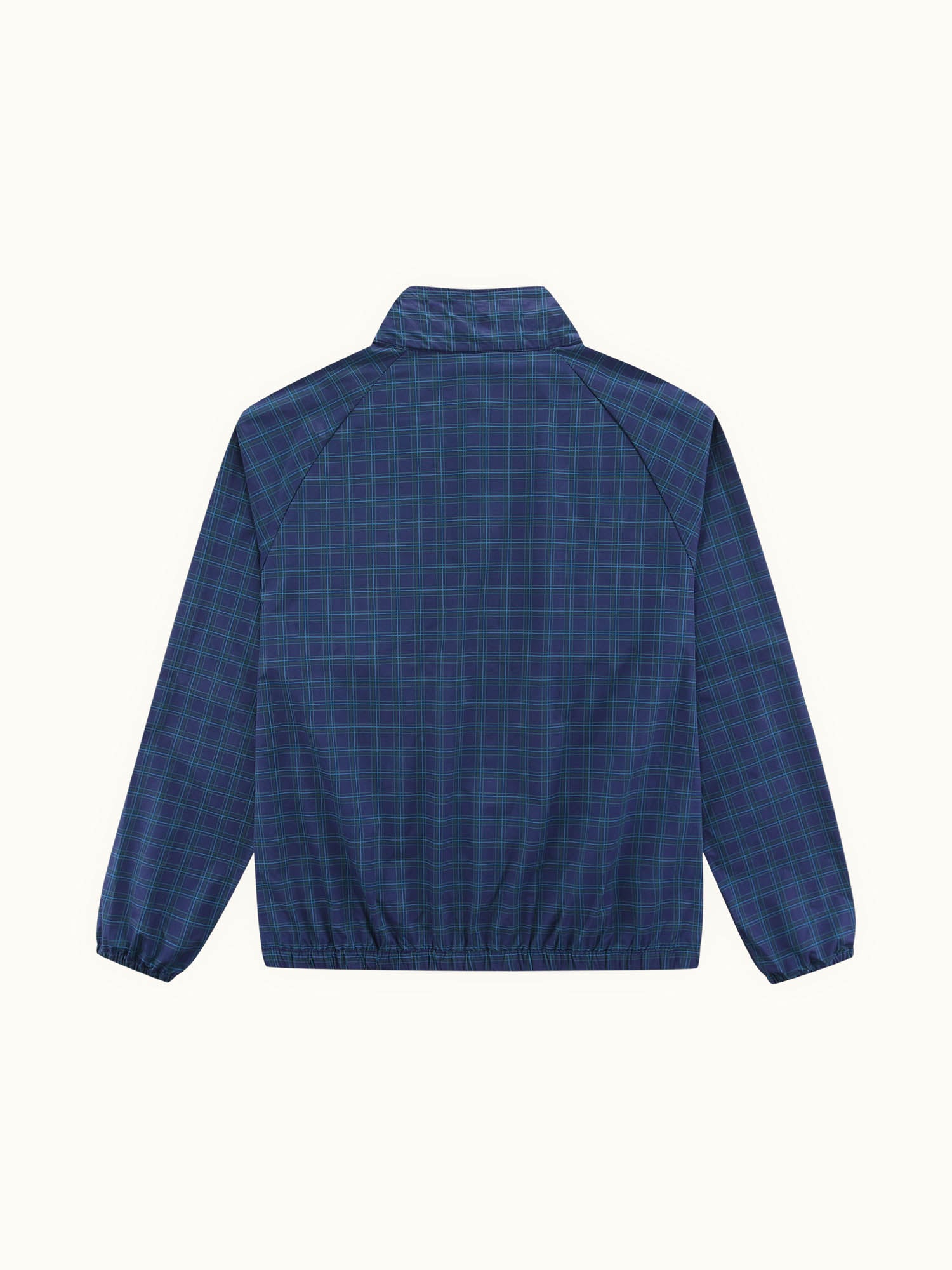 Mens Breaker Jacket Navy Check