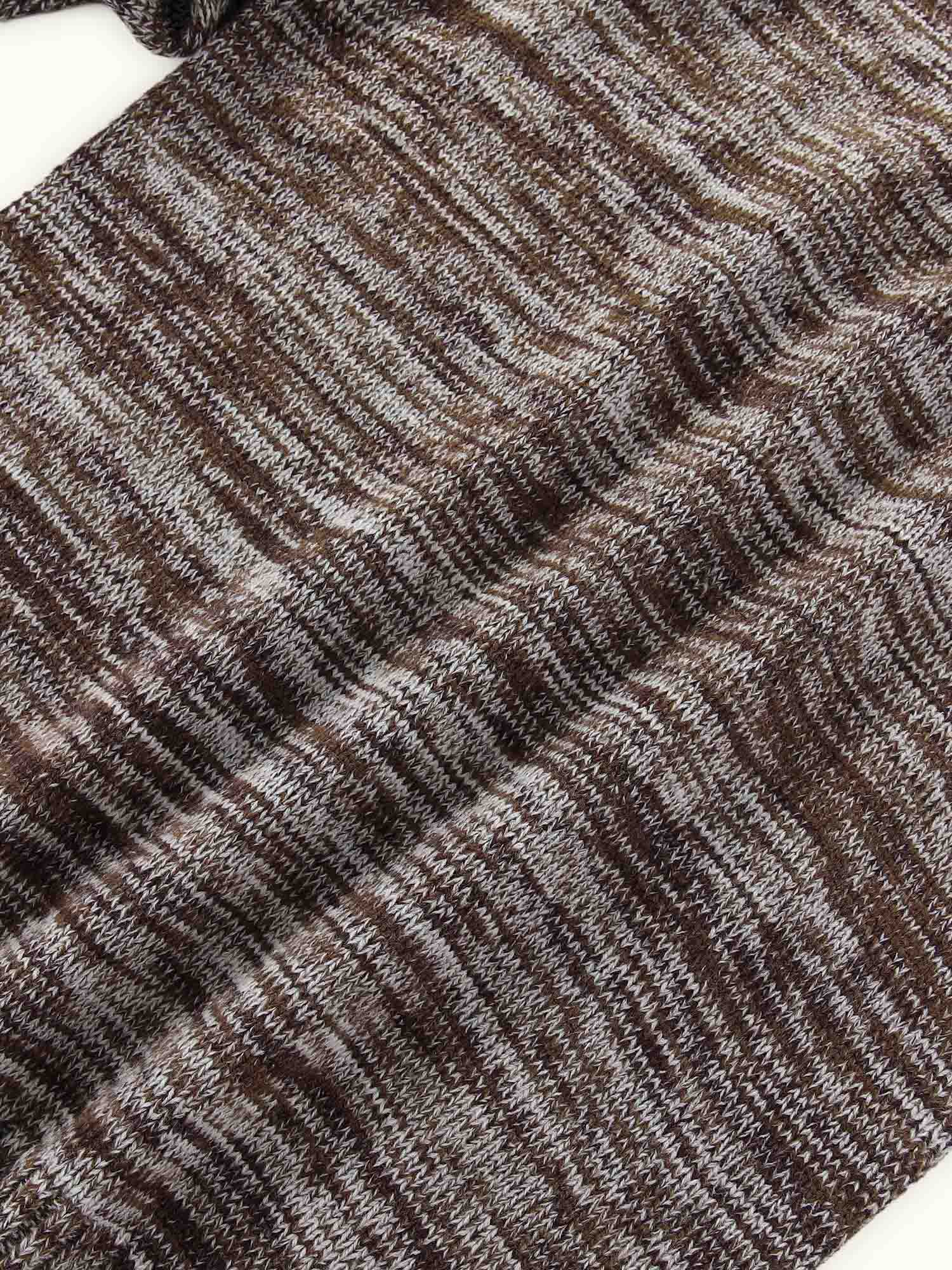 Flecked Quarter Zip Espresso