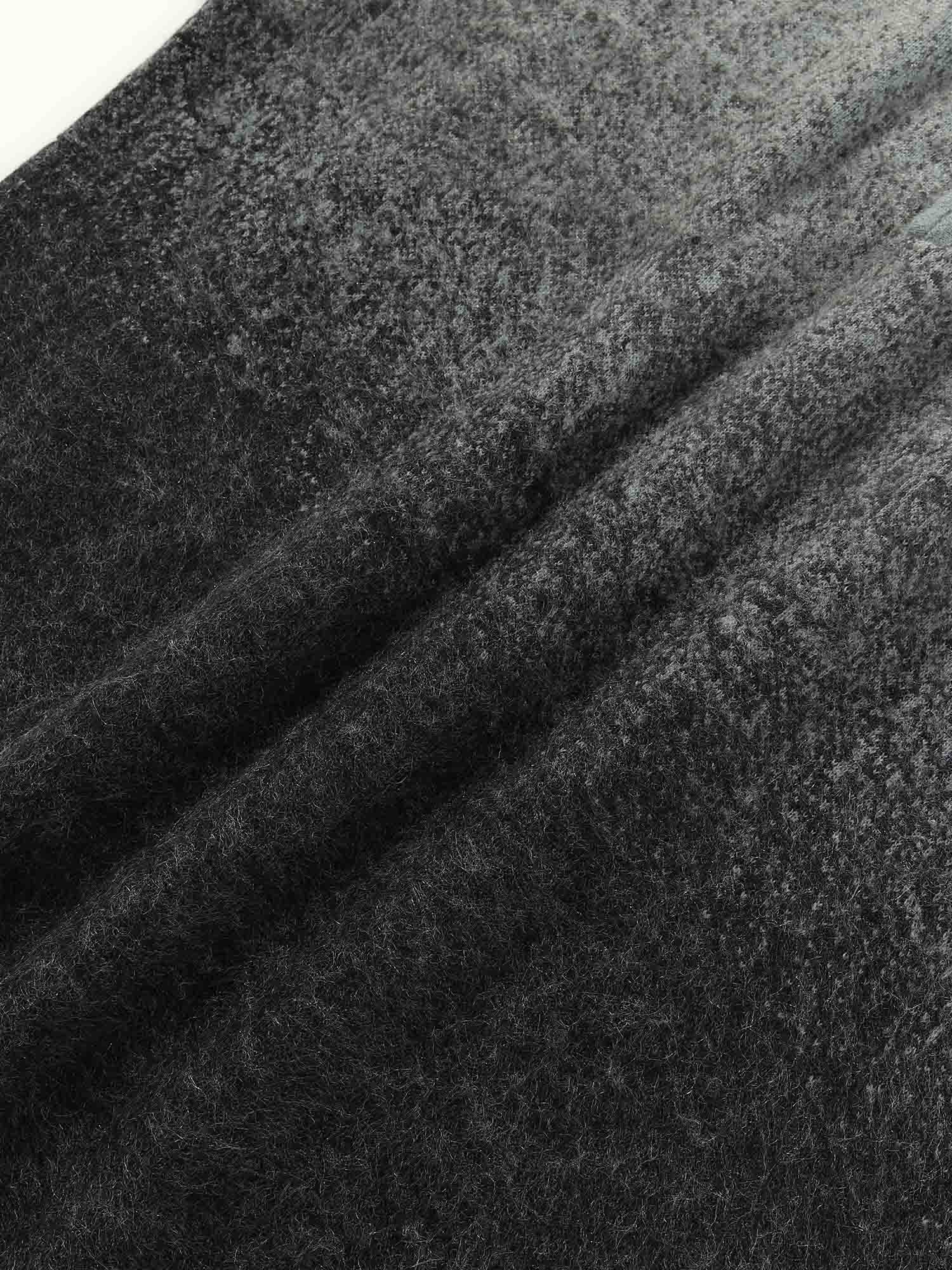 Ombre Knit Polo Charcoal
