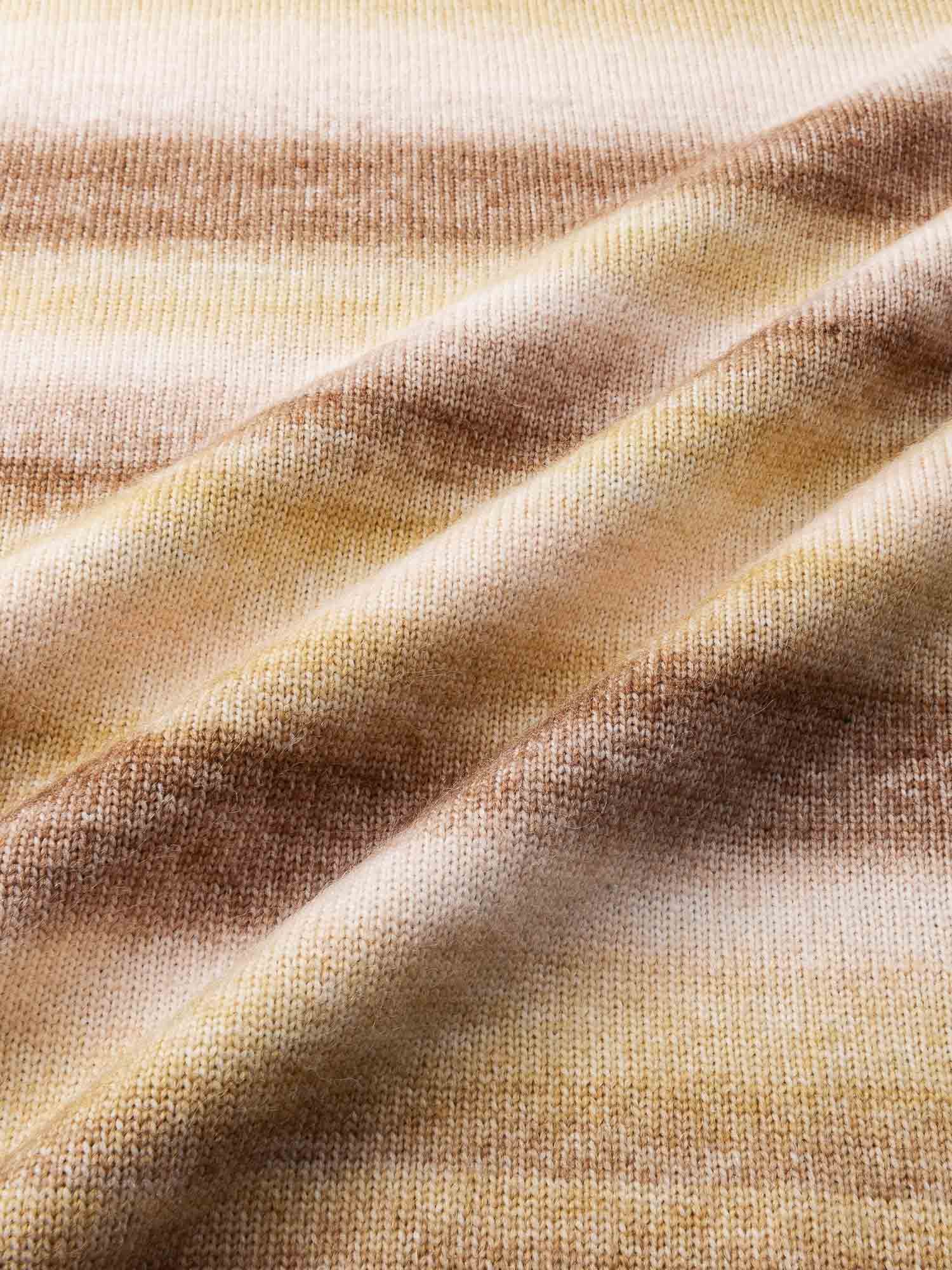 Gold Label Stripe Knit Almond