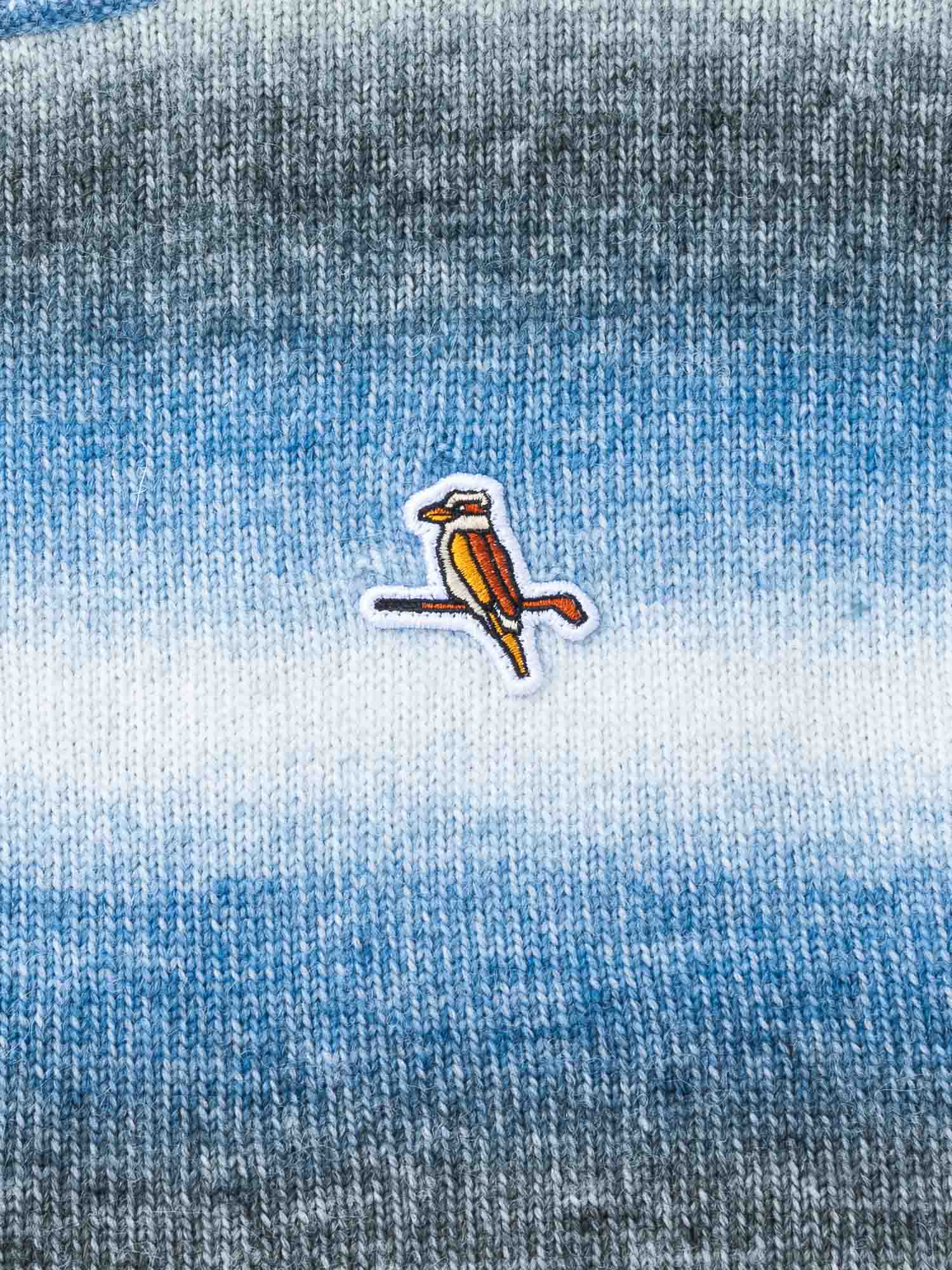 Gold Label Stripe Knit Indigo