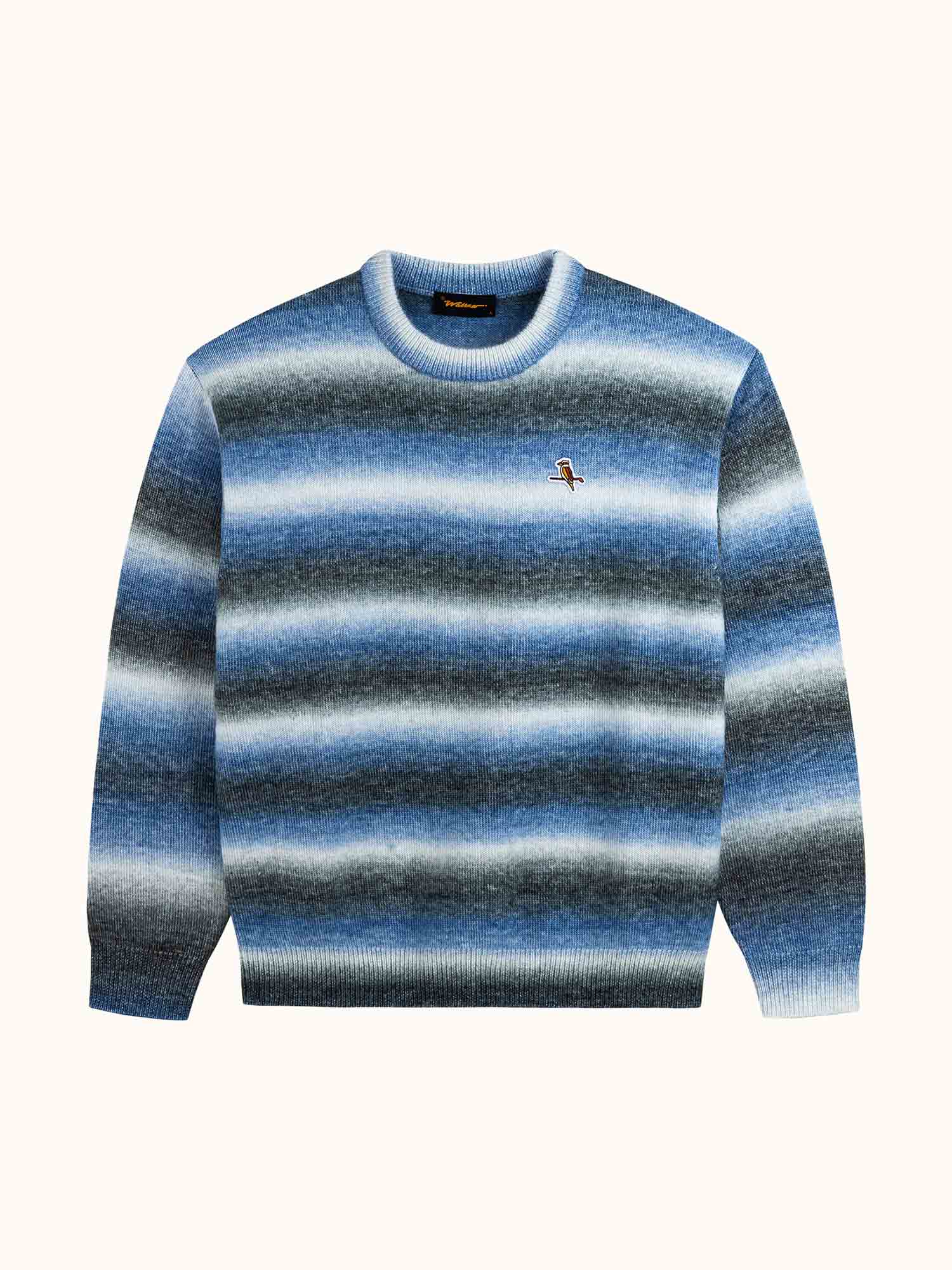 Gold Label Stripe Knit Indigo