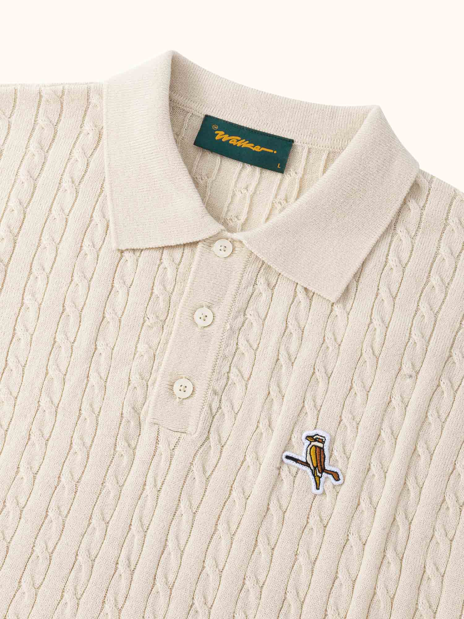 Gold Label Cable Polo Cream
