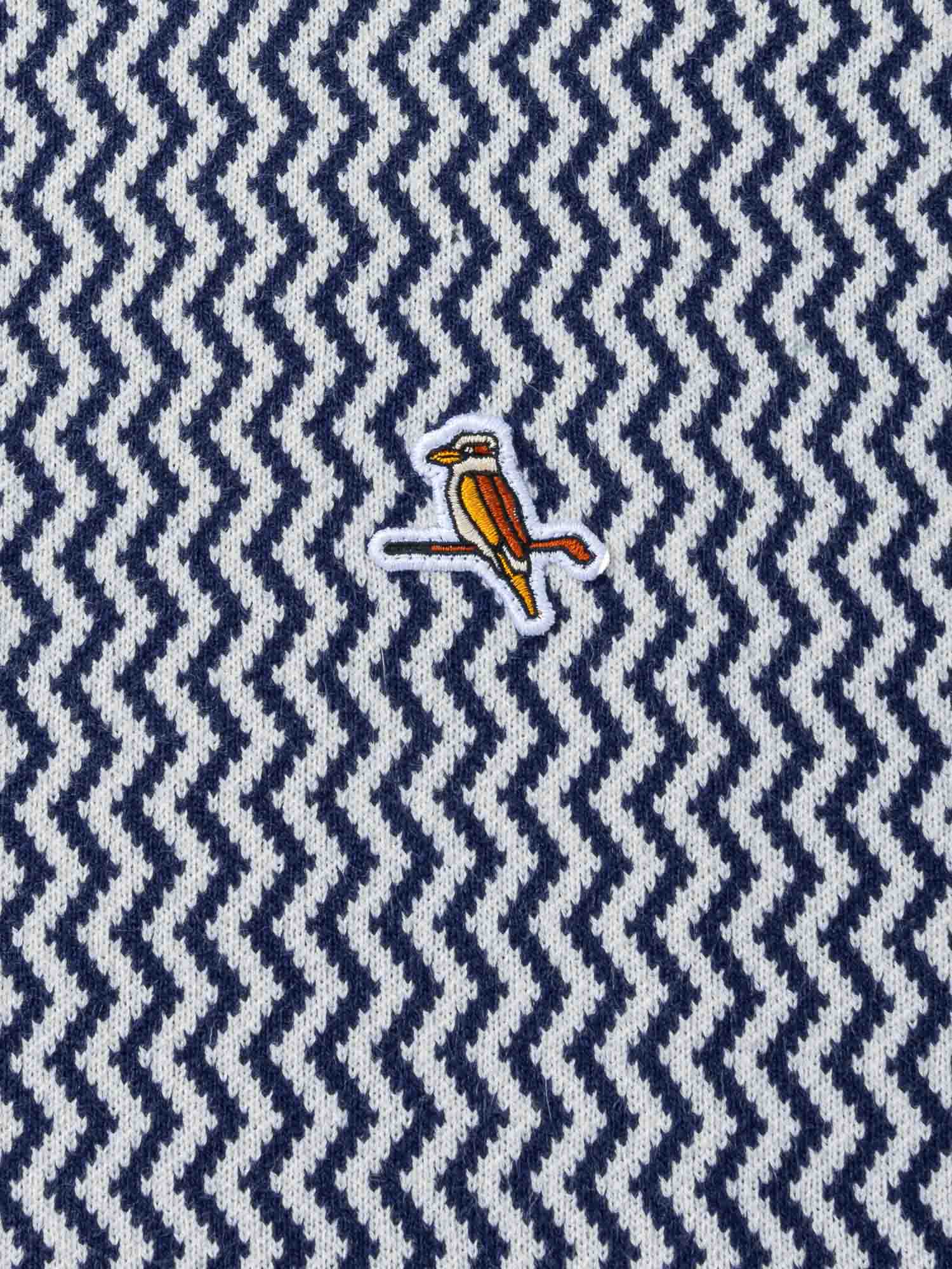 Gold Label Weaver Knit Polo Indigo