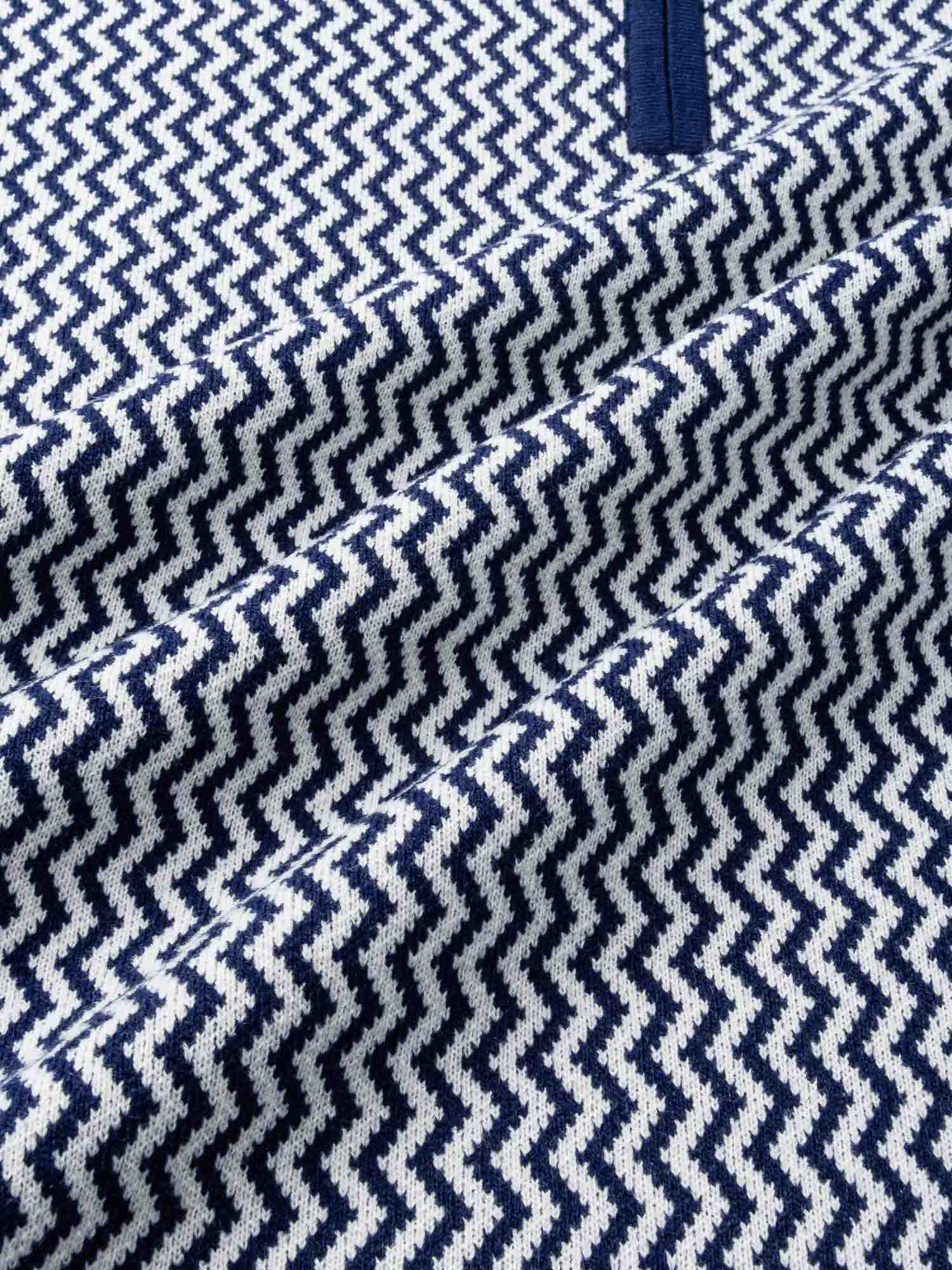 Gold Label Weaver Knit Polo Indigo